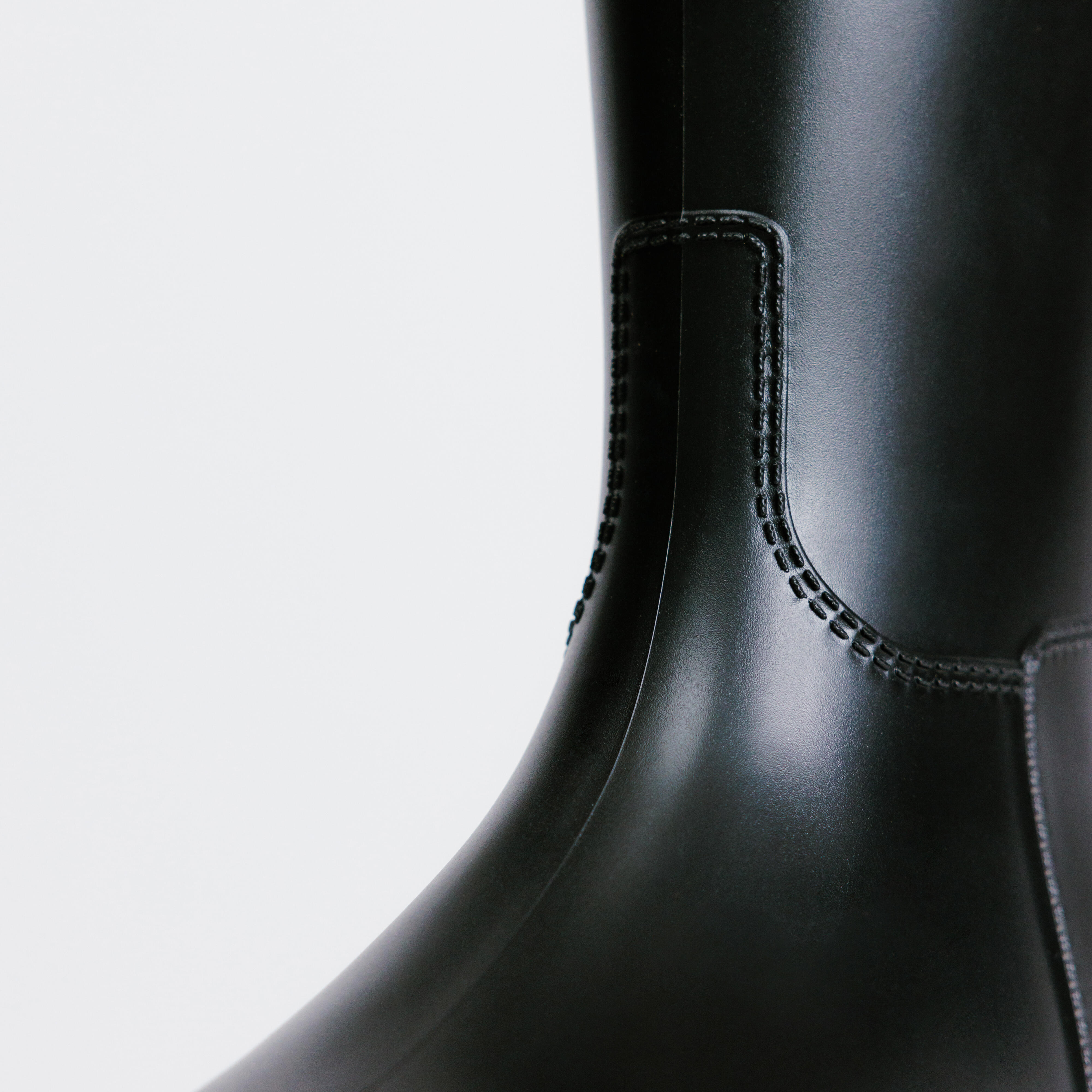 Horse Riding Synthetic Jodhpur Boots - 100 Black
