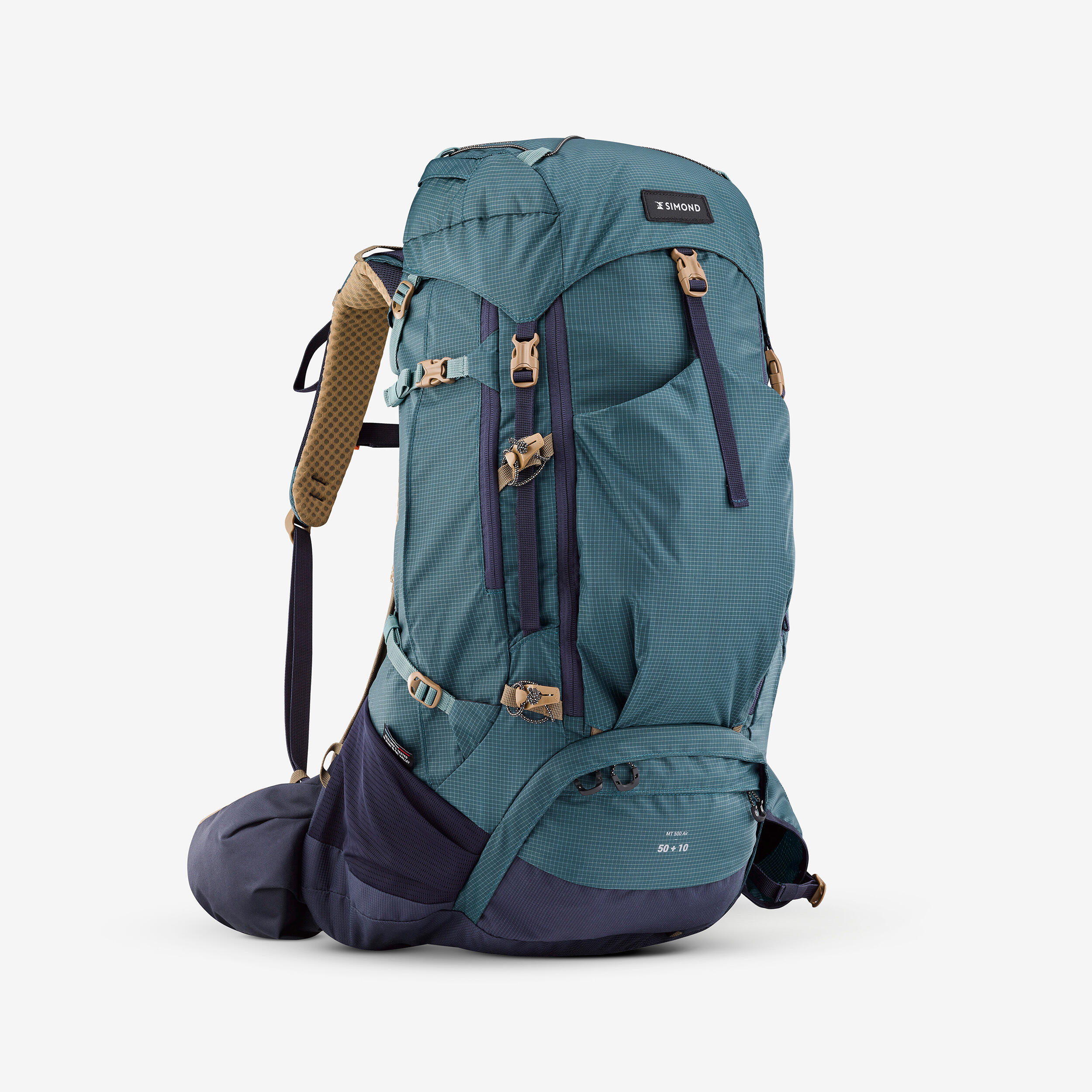 Menâs Trekking Backpack 50 + 10 L, MT 500 Air