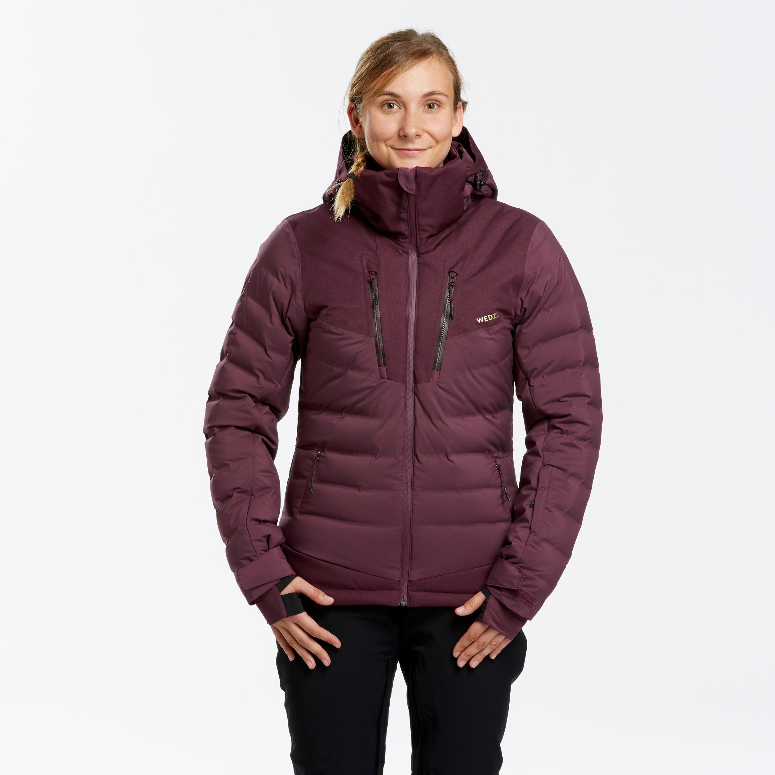 Women's Winter Jacket - - Ski Warm 900 Purple