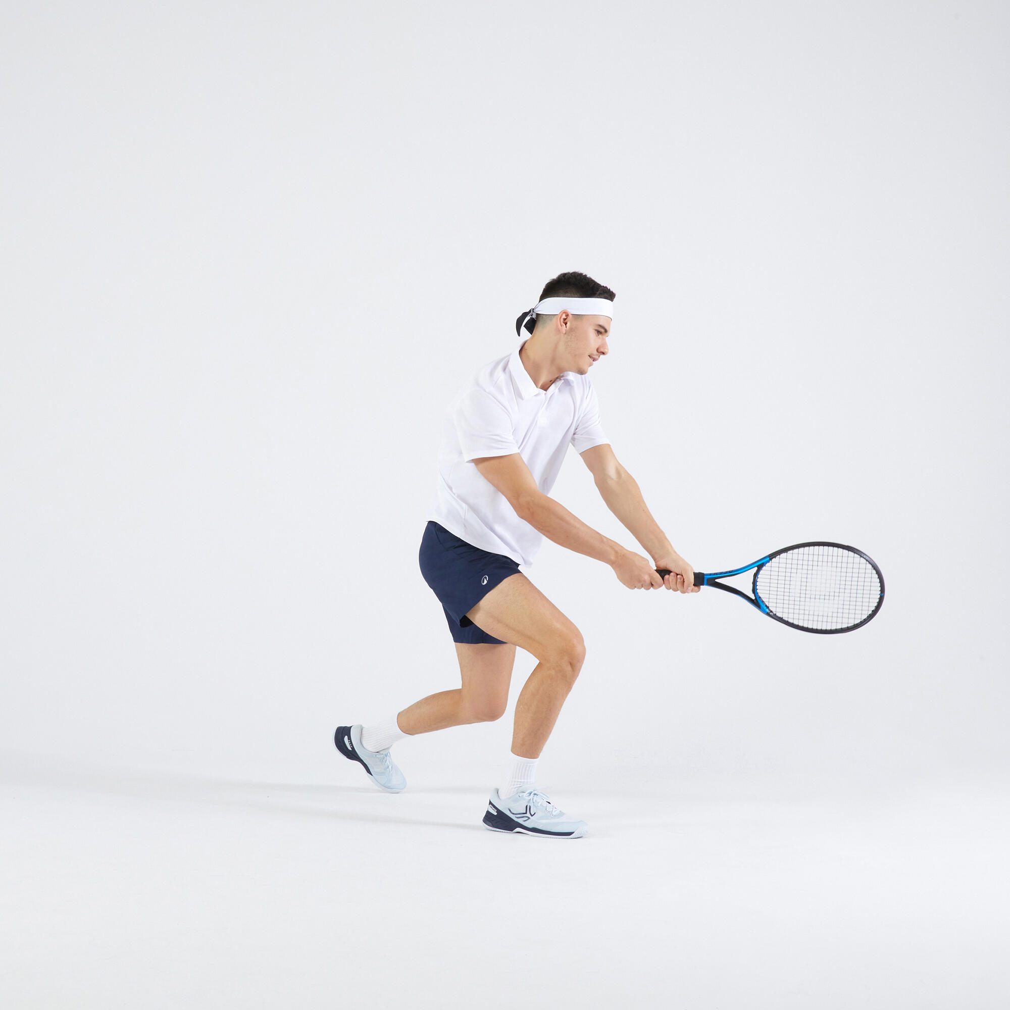 Men's Tennis Shorts Essential - Dry TSH 100 Navy
