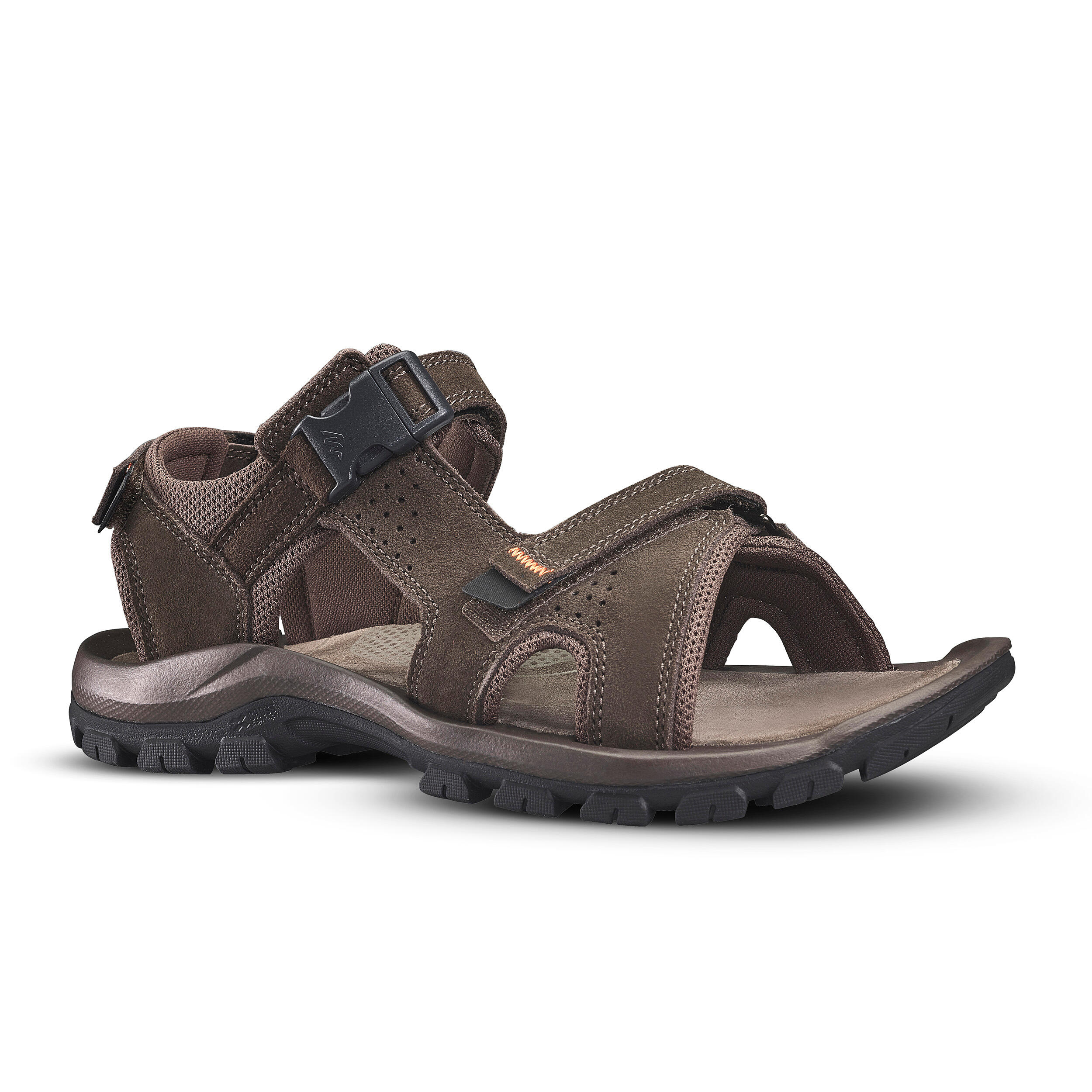 Menâs Leather Hiking Sandals - NH 500