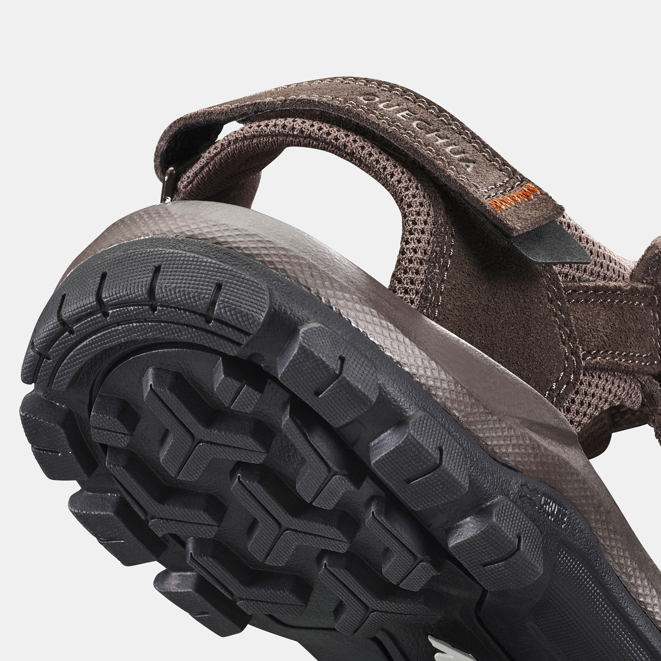 Menâs Leather Hiking Sandals - NH 500