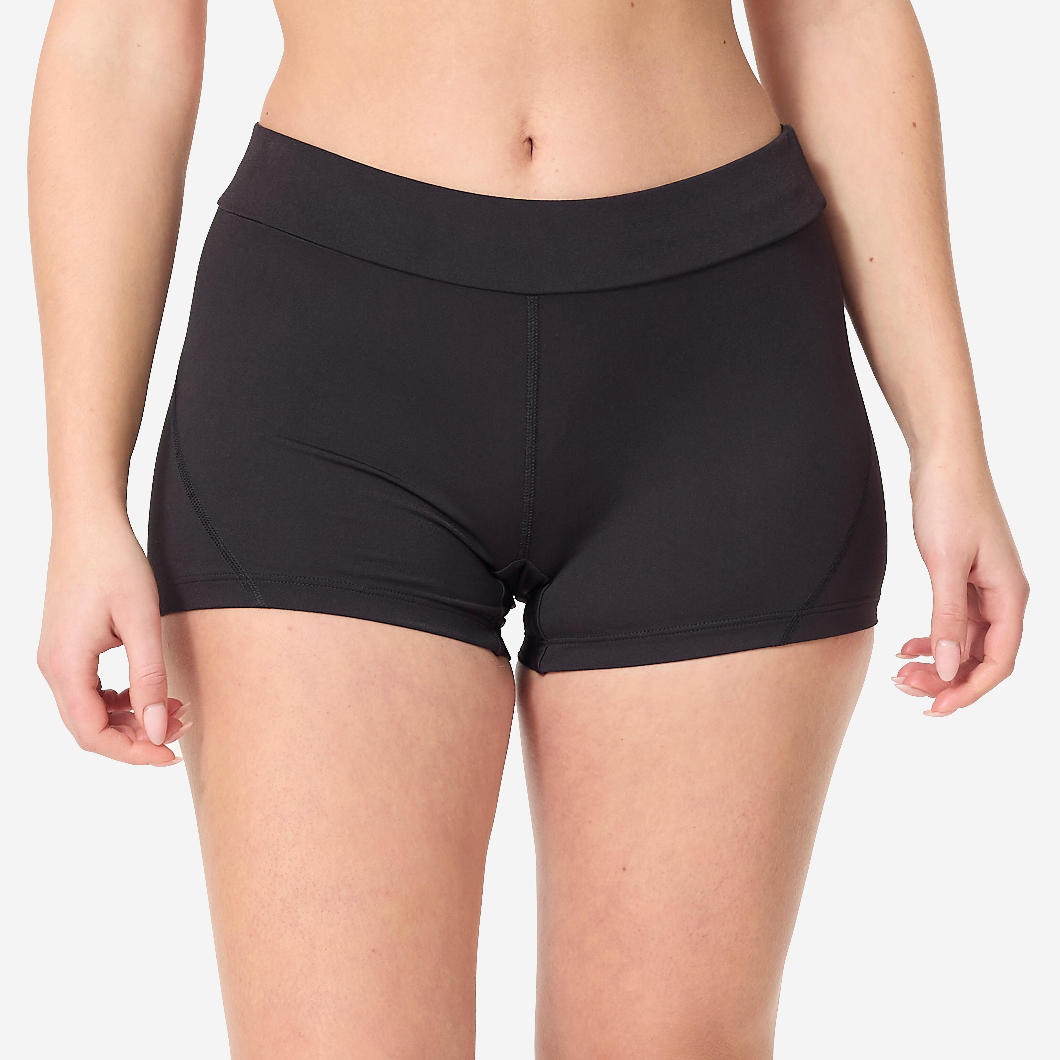 Women's Aquafitness-Aquabiking Shorty Swimsuit - Nina Black