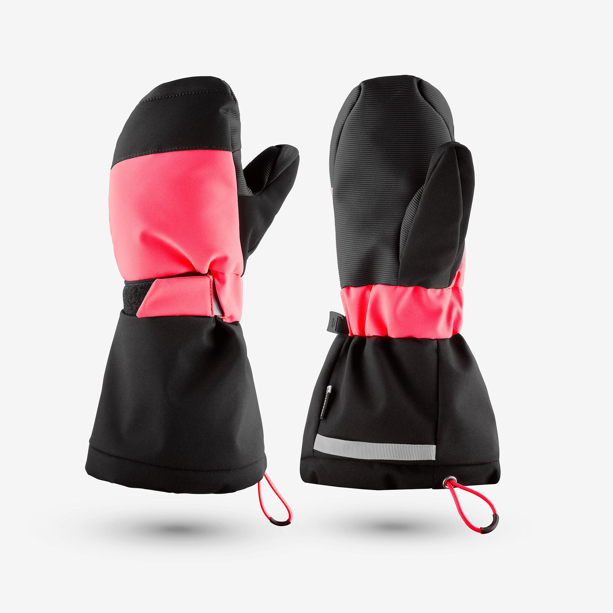 Kids' Warm and Waterproof Ski Mittens â 500