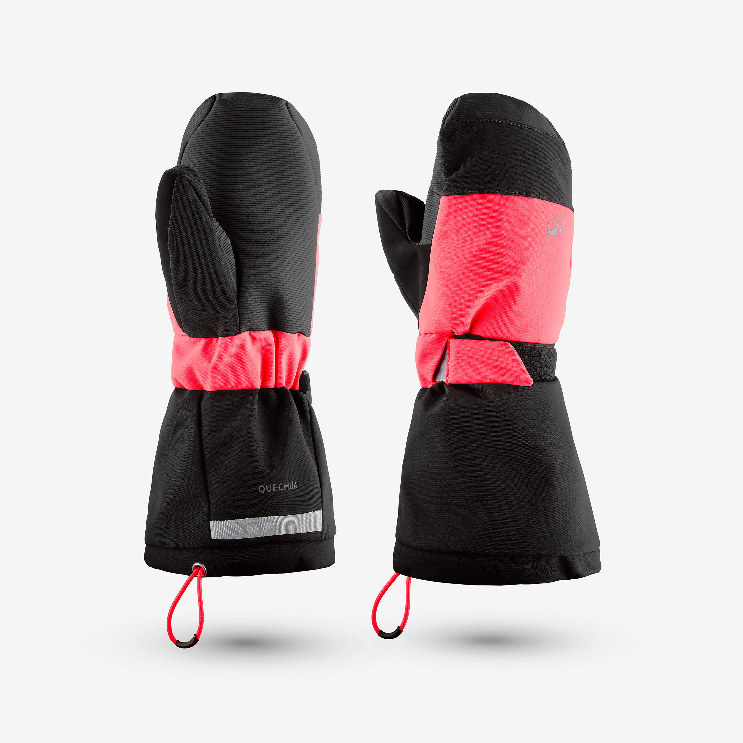Kids' Warm and Waterproof Ski Mittens â 500