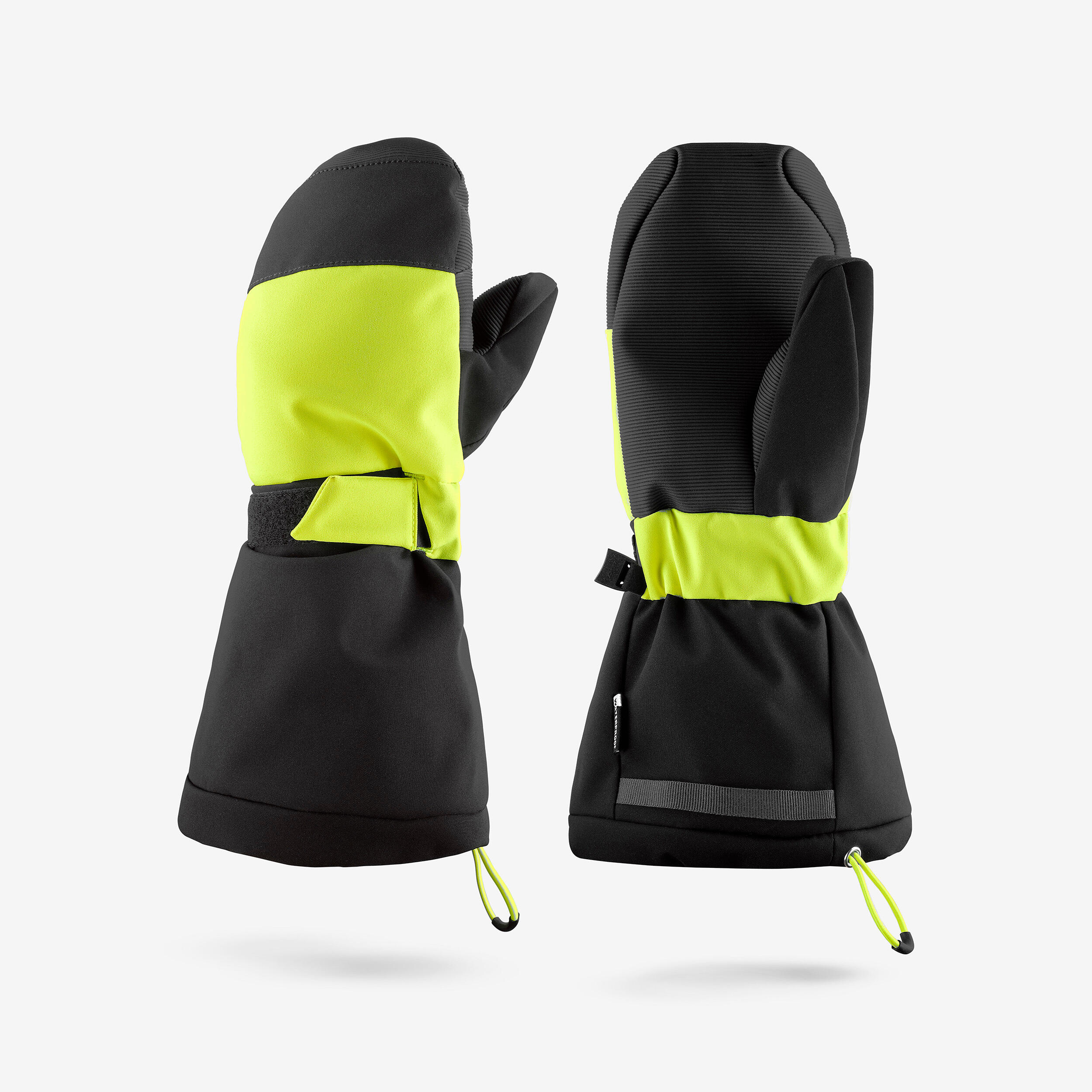Kids' Warm and Waterproof Ski Mittens â 500