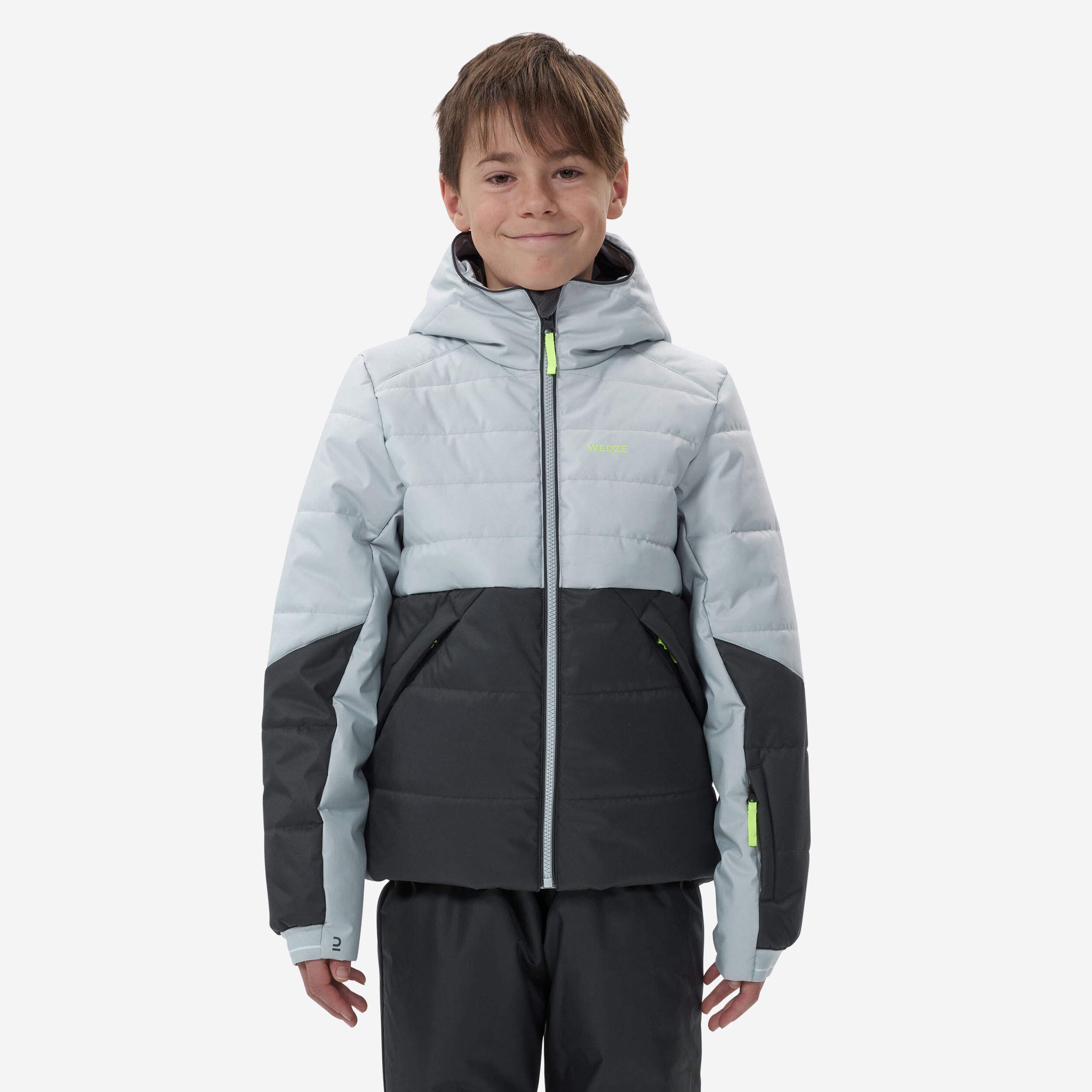 Kidsâ Warm Padded Ski Jacket, 100 Age 6â14