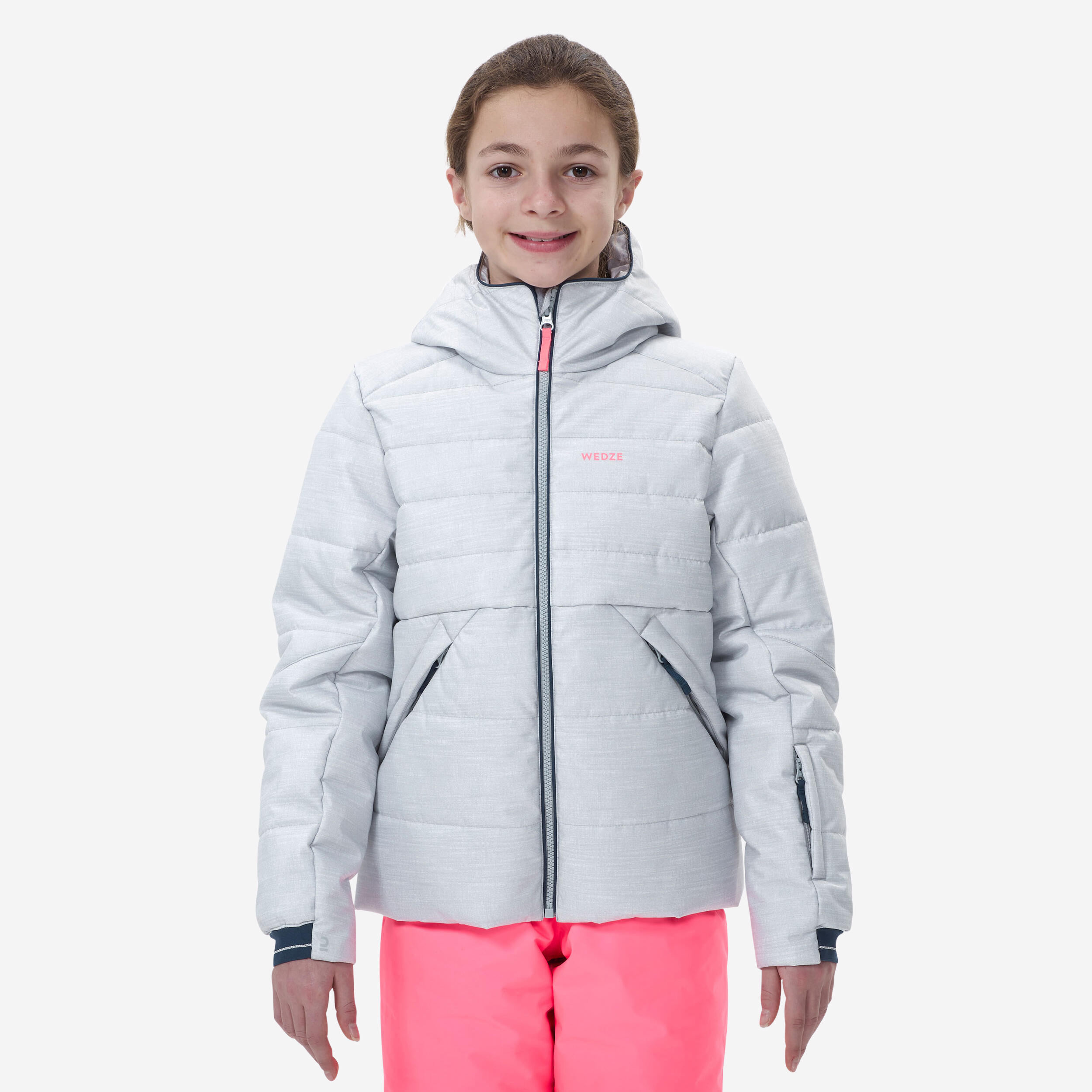 Kidsâ Warm and Waterproof Padded Ski Jacket, 100
