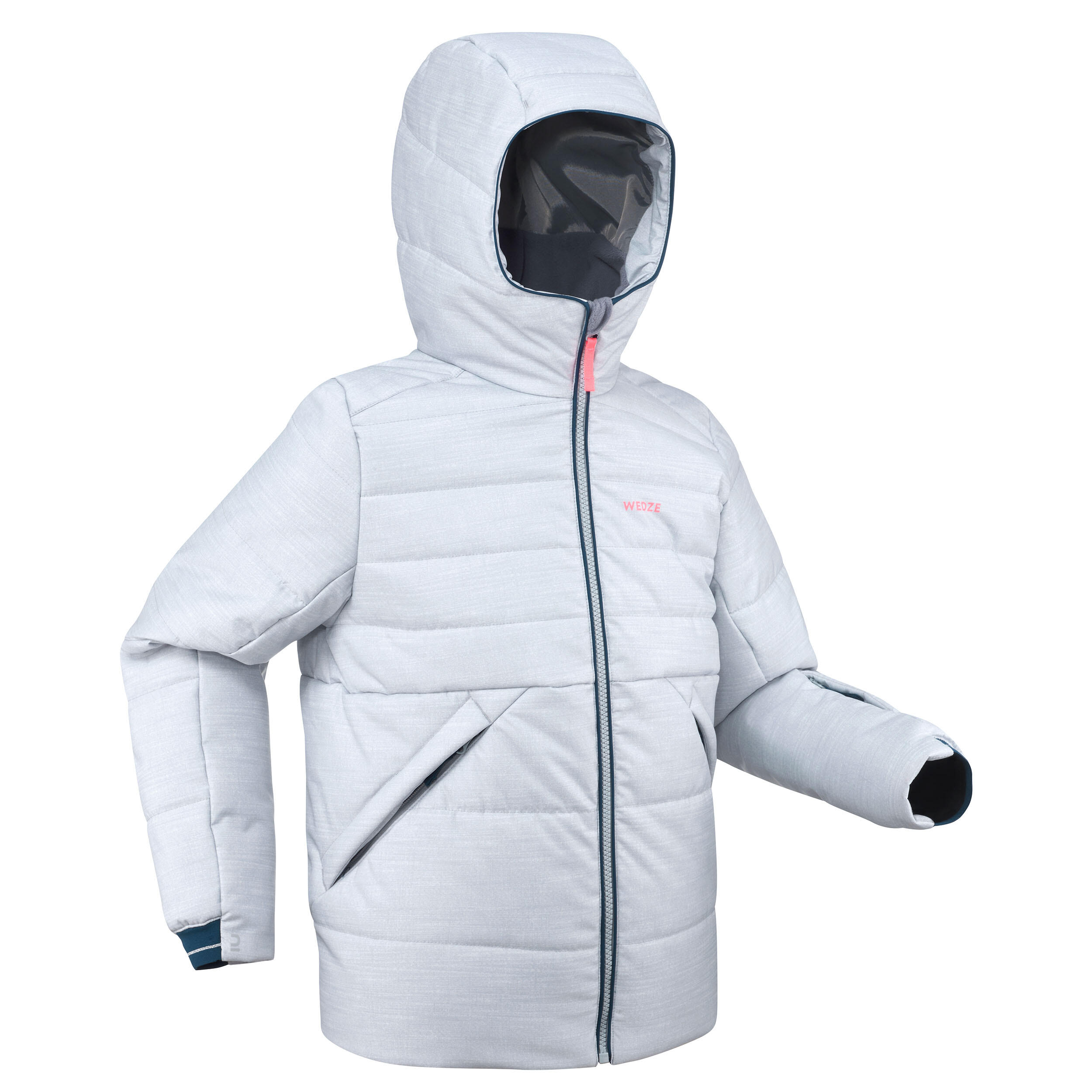 Kidsâ Warm and Waterproof Padded Ski Jacket, 100