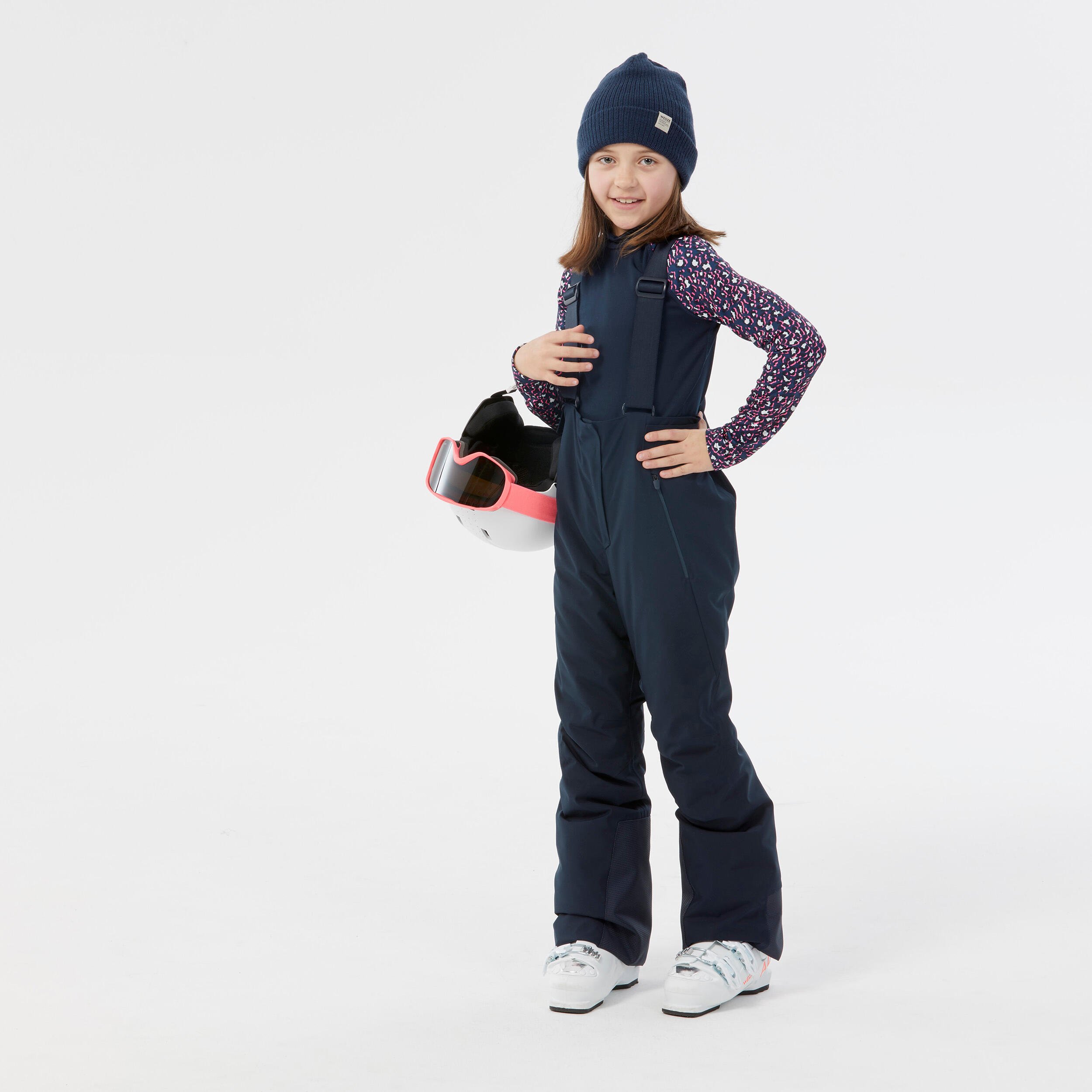 Kidsâ Warm and Very Waterproof Ski Pants, 900 PNF Age 8-16