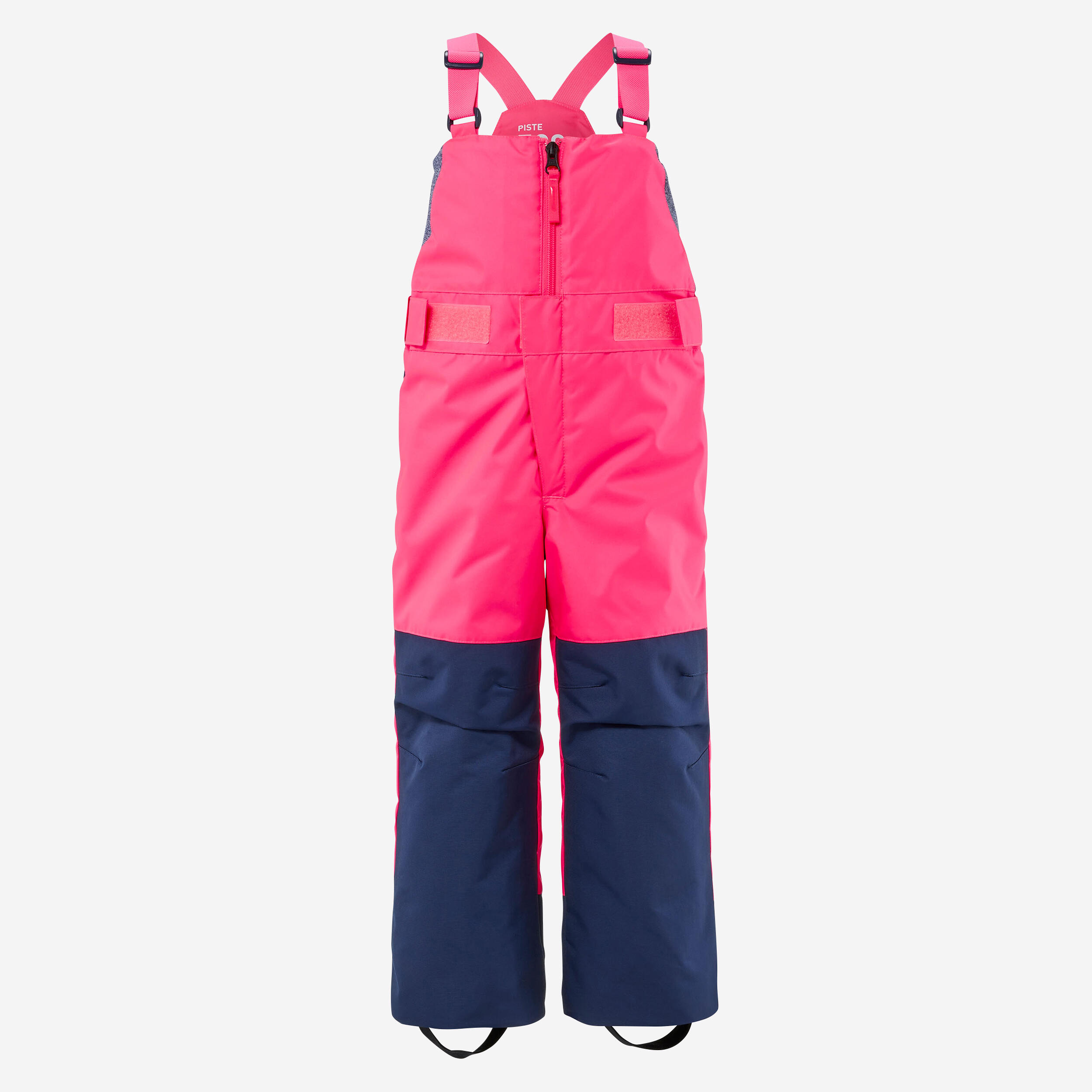 Kidsâ Warm and Waterproof Ski Bib Pants, 500 Age 3â6
