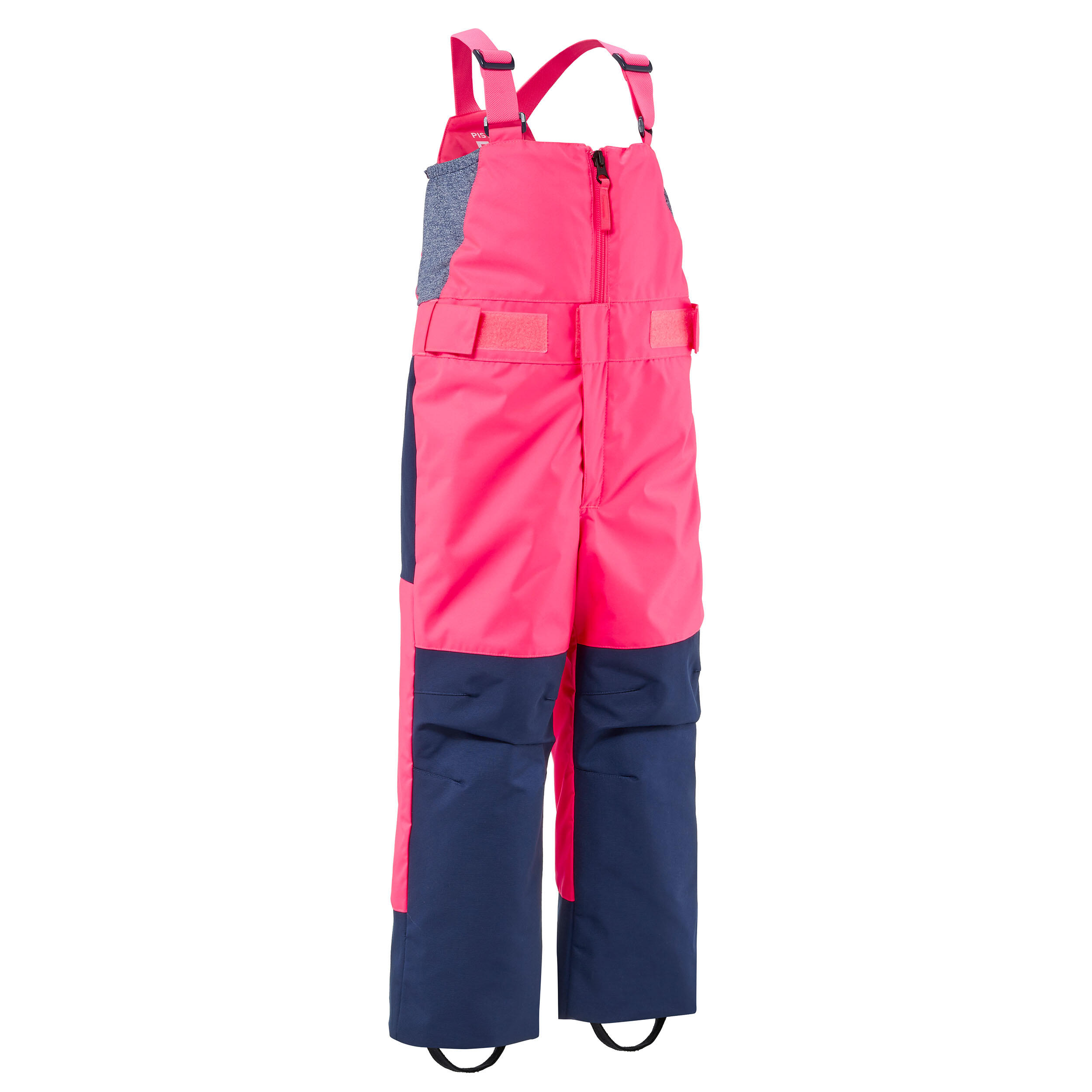 Kidsâ Warm and Waterproof Ski Bib Pants, 500 Age 3â6