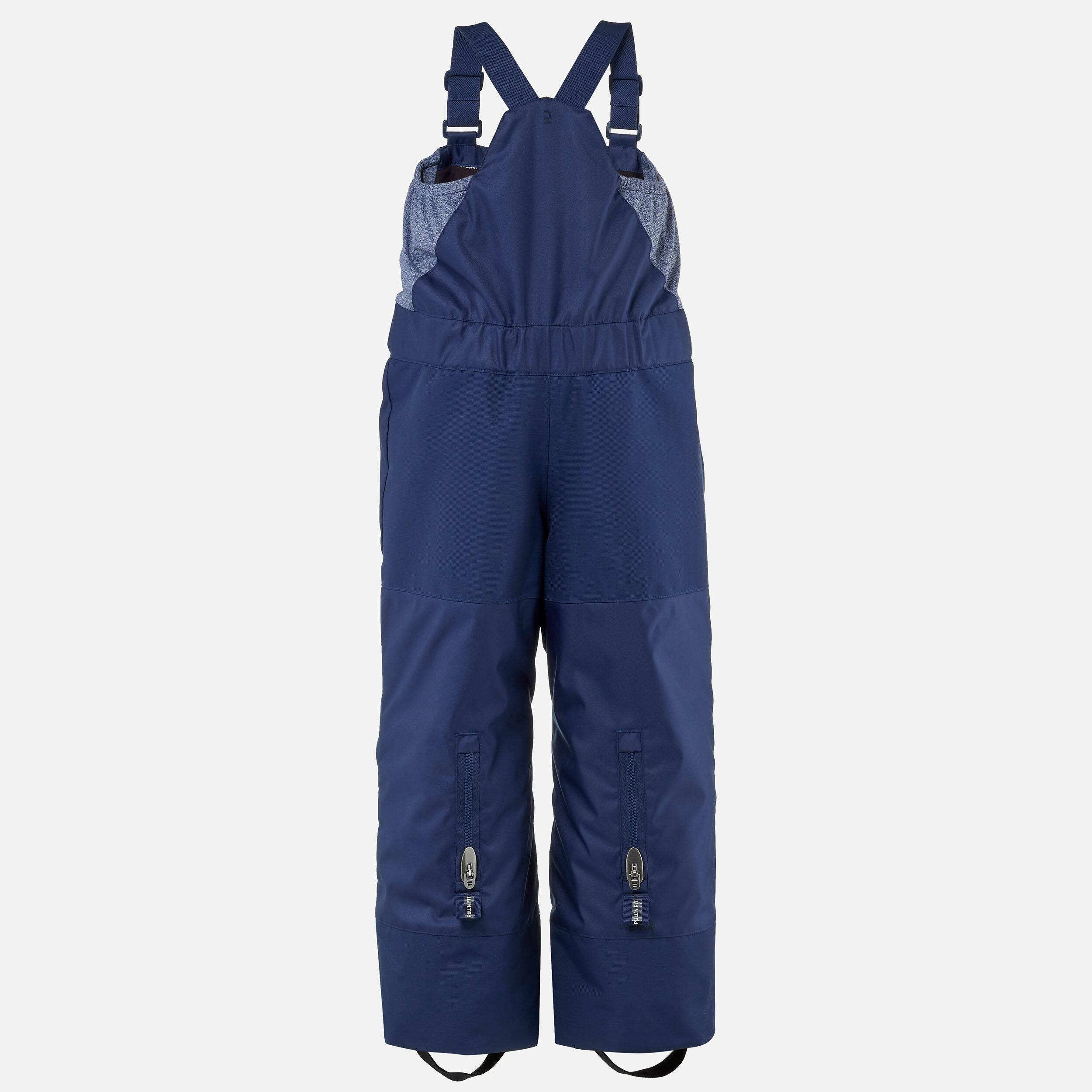Kidsâ Warm and Waterproof Ski Bib Pants, 500 Age 3â6