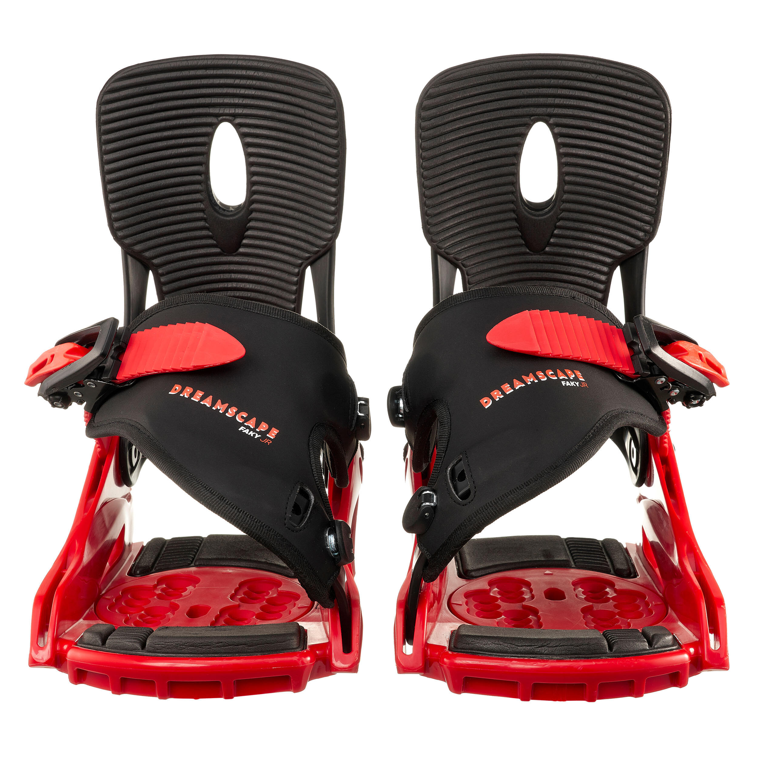 Kidsâ Snowboard Bindings S - Faky Black/Red