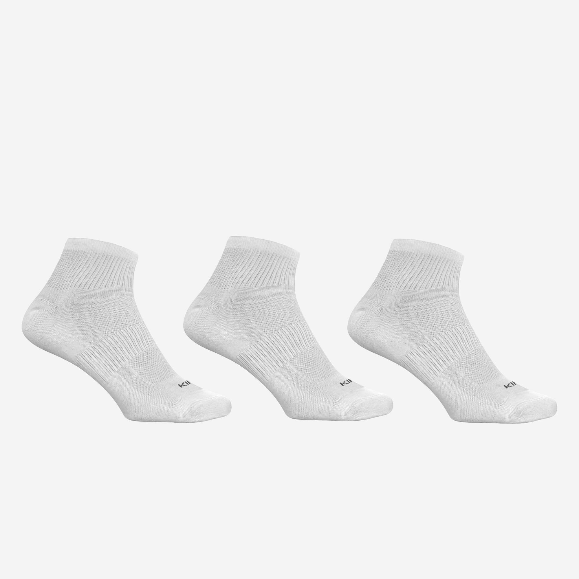 Running socks x3 RUN 100 - White