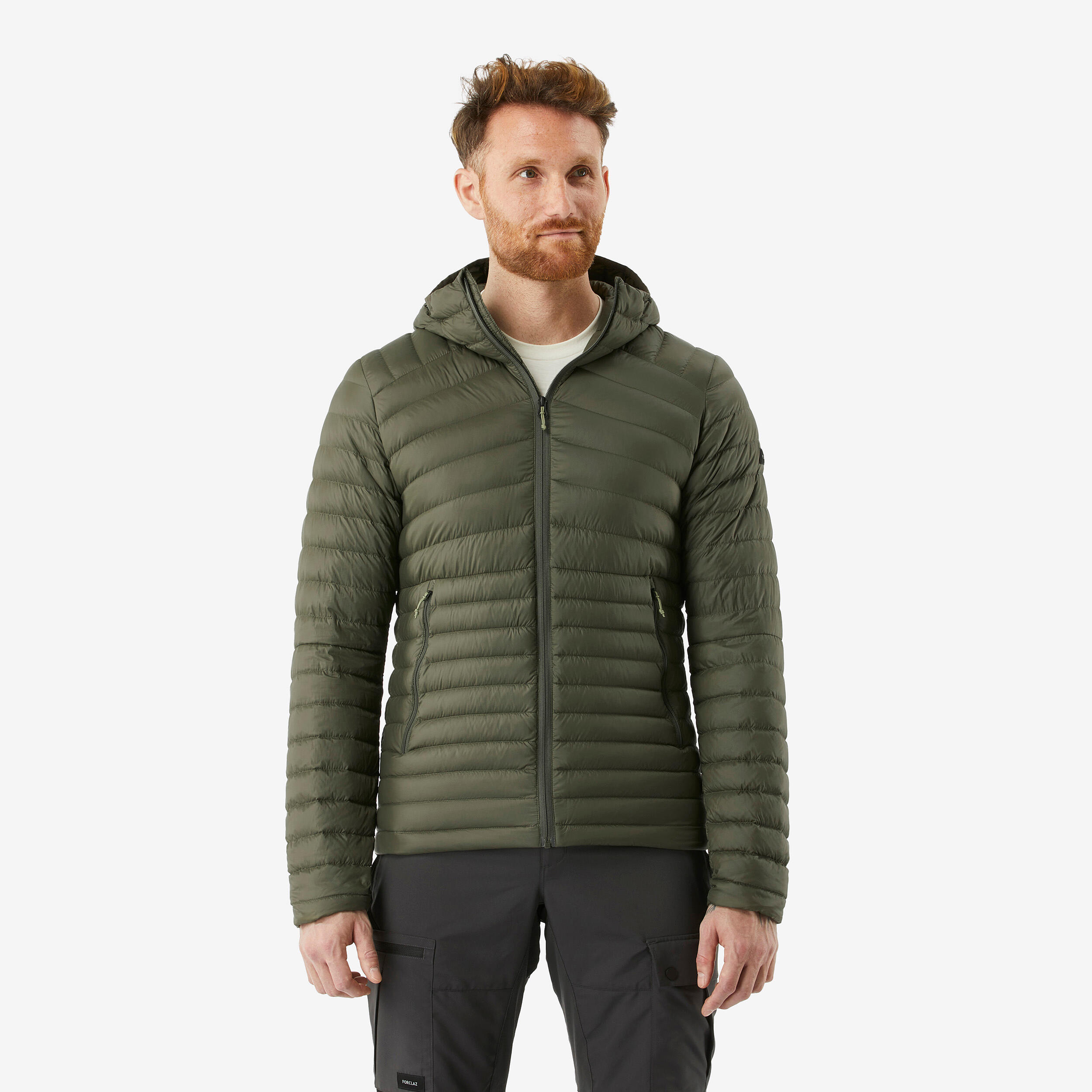 Menâs Down Hiking Jacket with Hood â MT 100