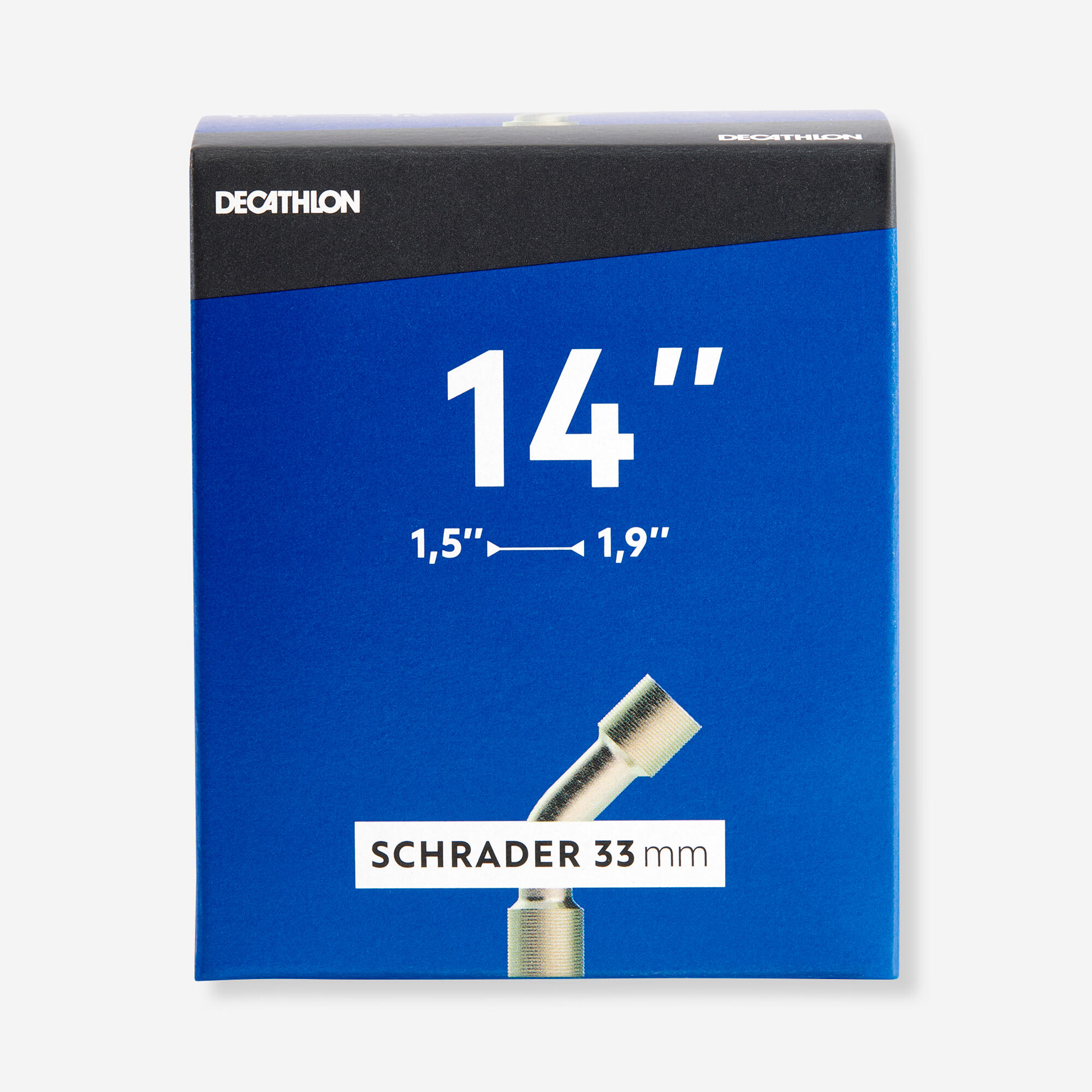 14 x 1.5/1.9 inner tube with bent valve