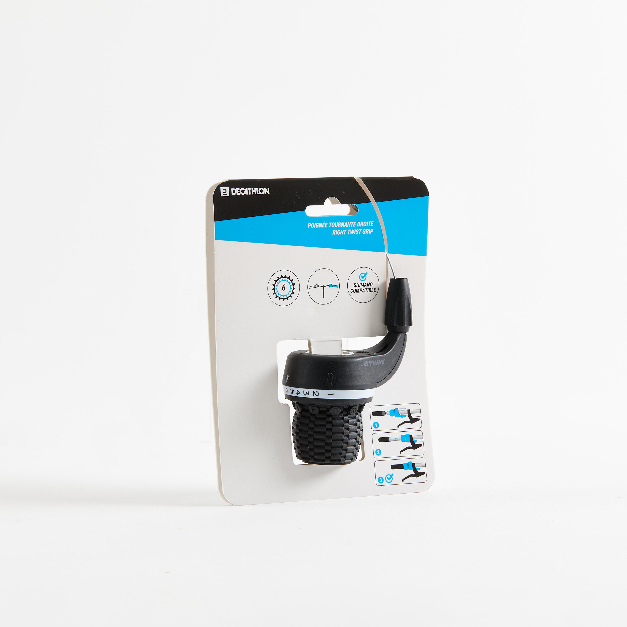 6-speed grip shifter
