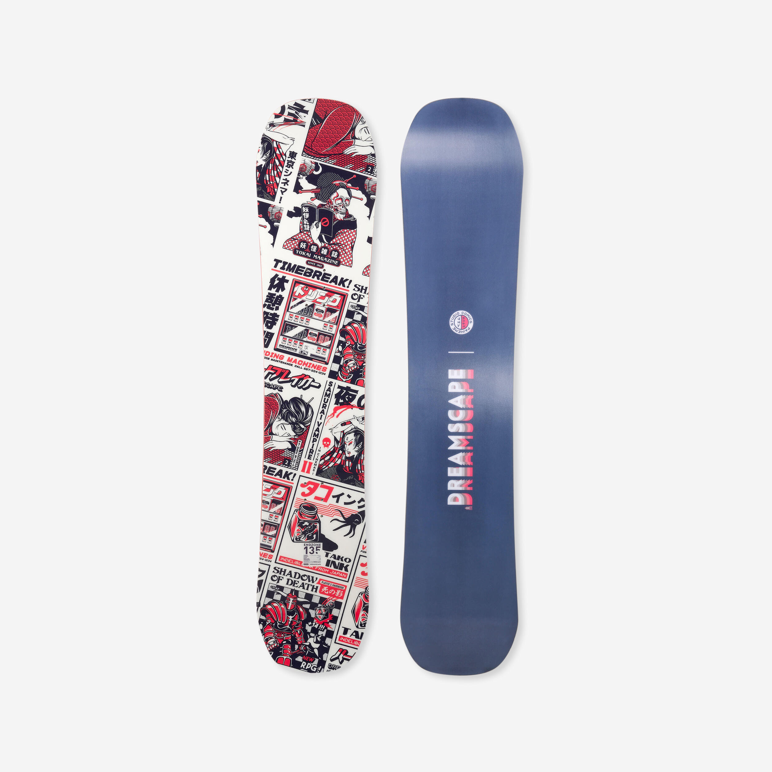 Kids' Freestyle Snowboard - Endzone 135 cm