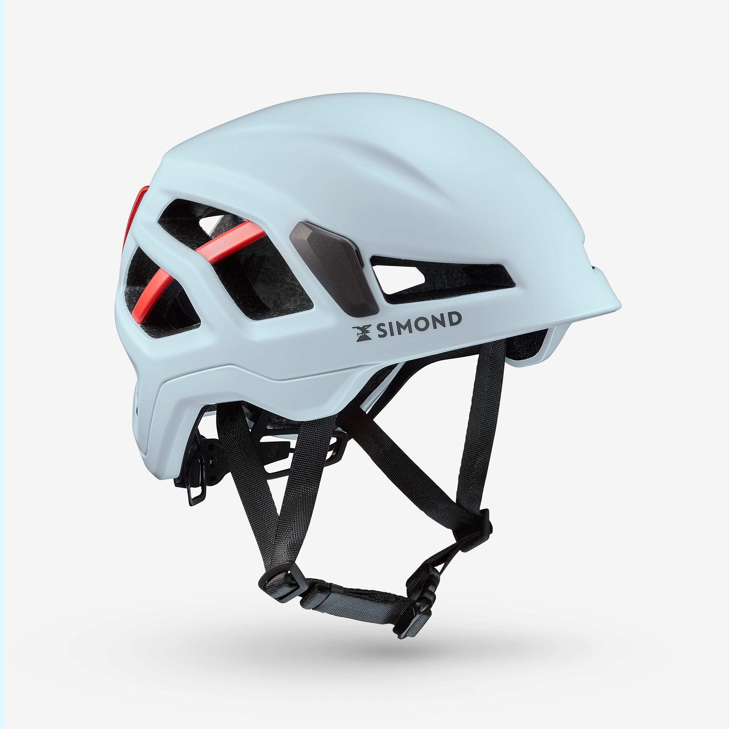 Climbing and Mountaineering Helmet - Edge White/Red