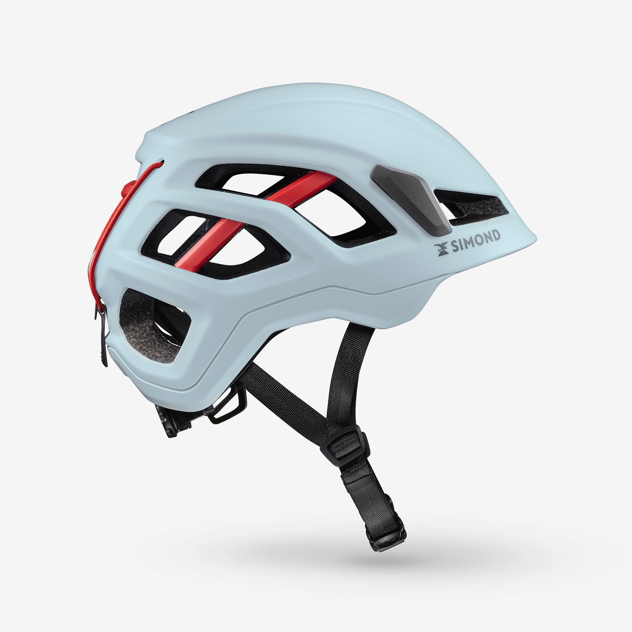 Climbing and Mountaineering Helmet - Edge White/Red