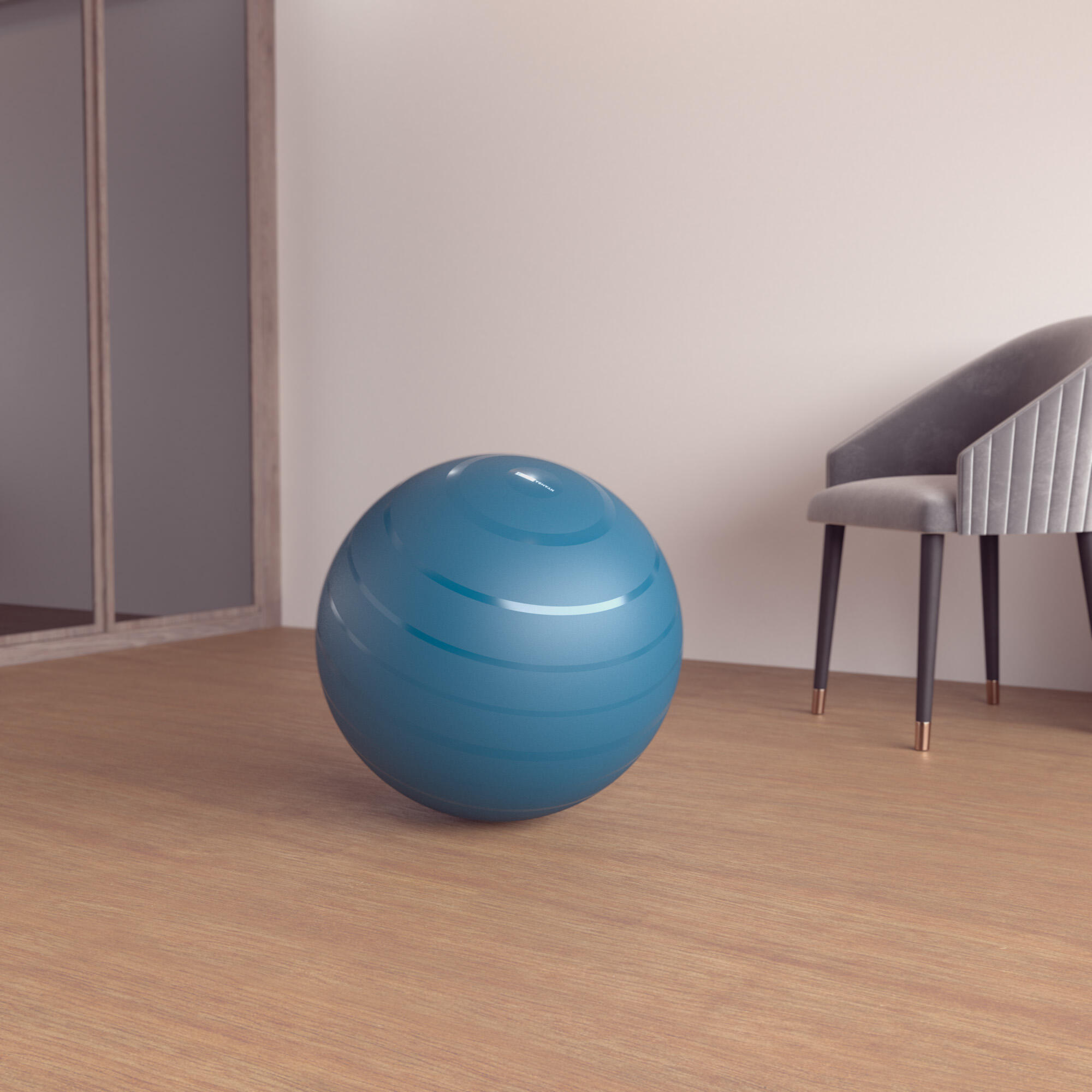 Size 1 Pilates Swiss Ball - Blue