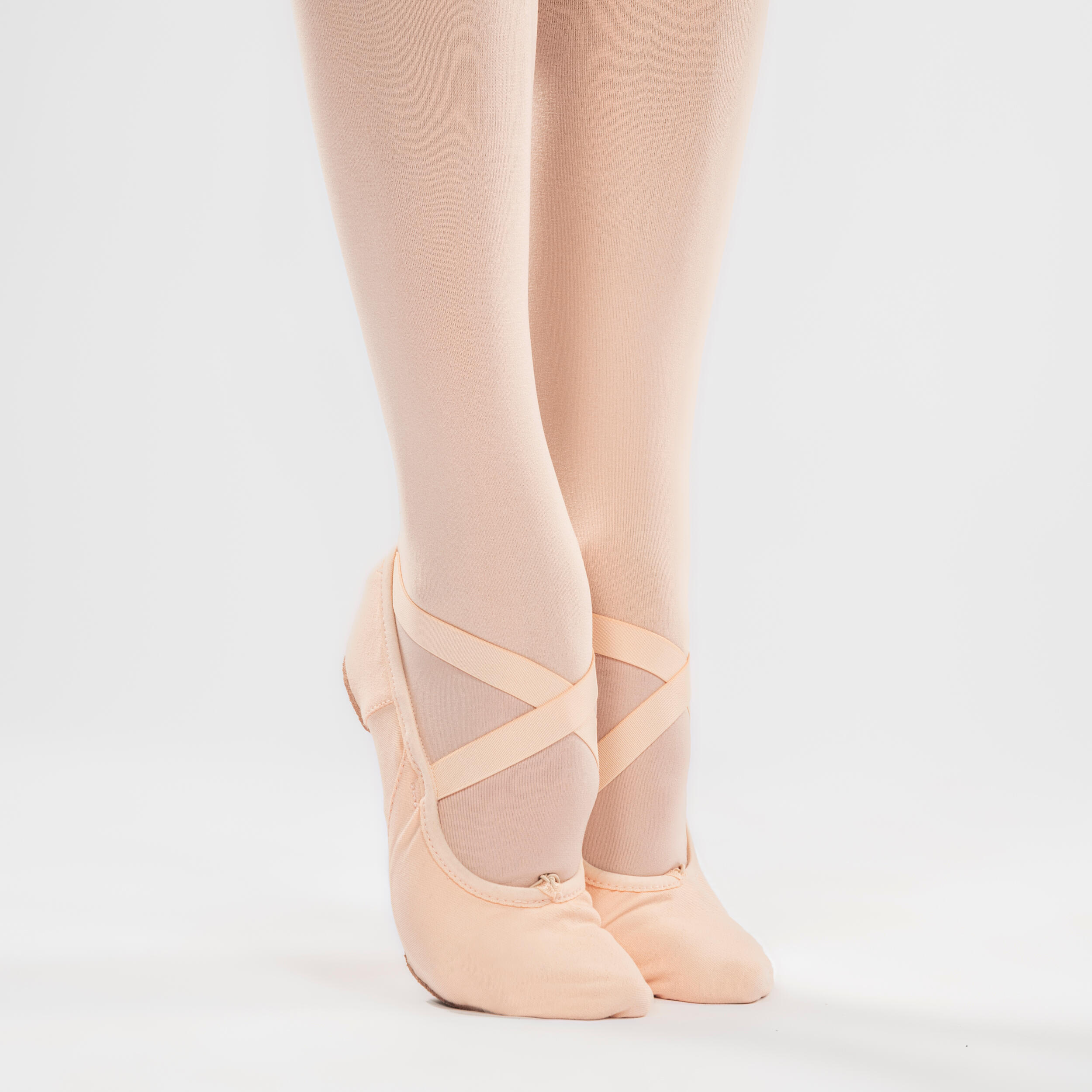 Ballet Split-Sole Demi-Pointe Shoes - Pink