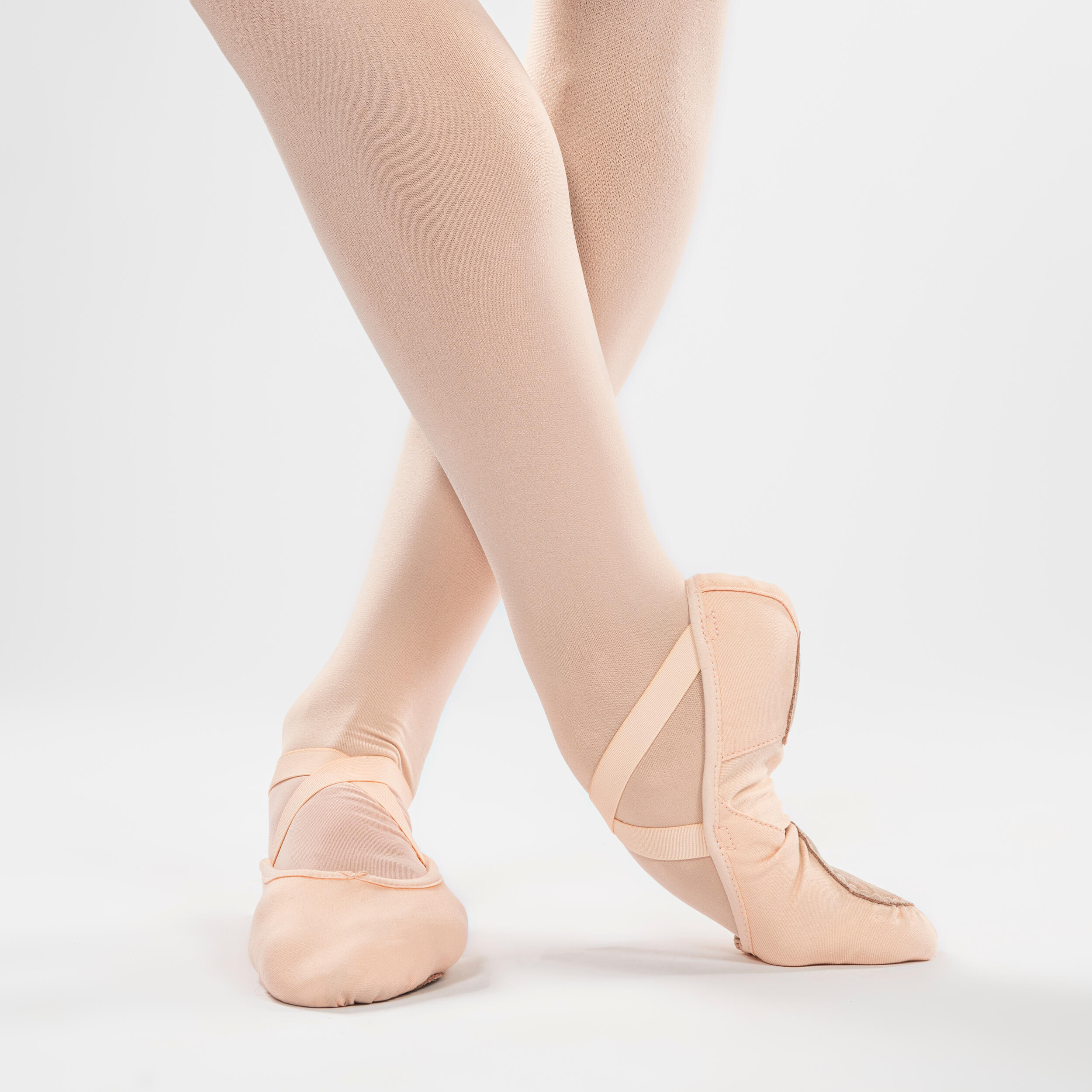 Ballet Split-Sole Demi-Pointe Shoes - Pink