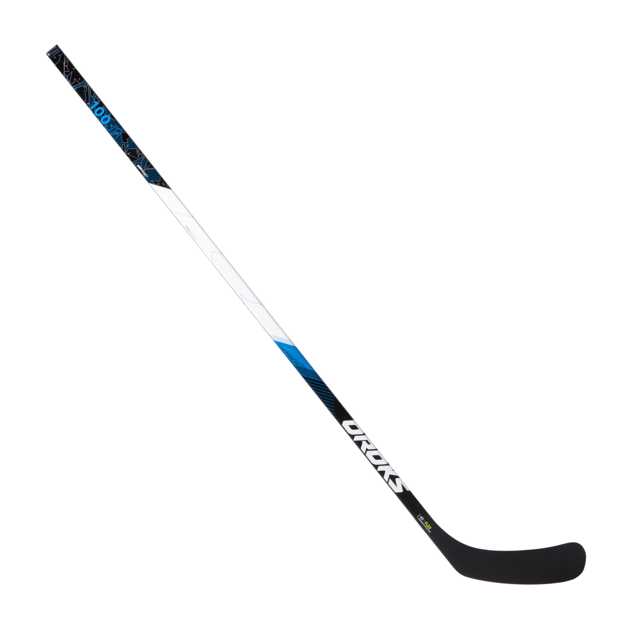 Kids' Left-Handed Hockey Stick - IHÂ 100