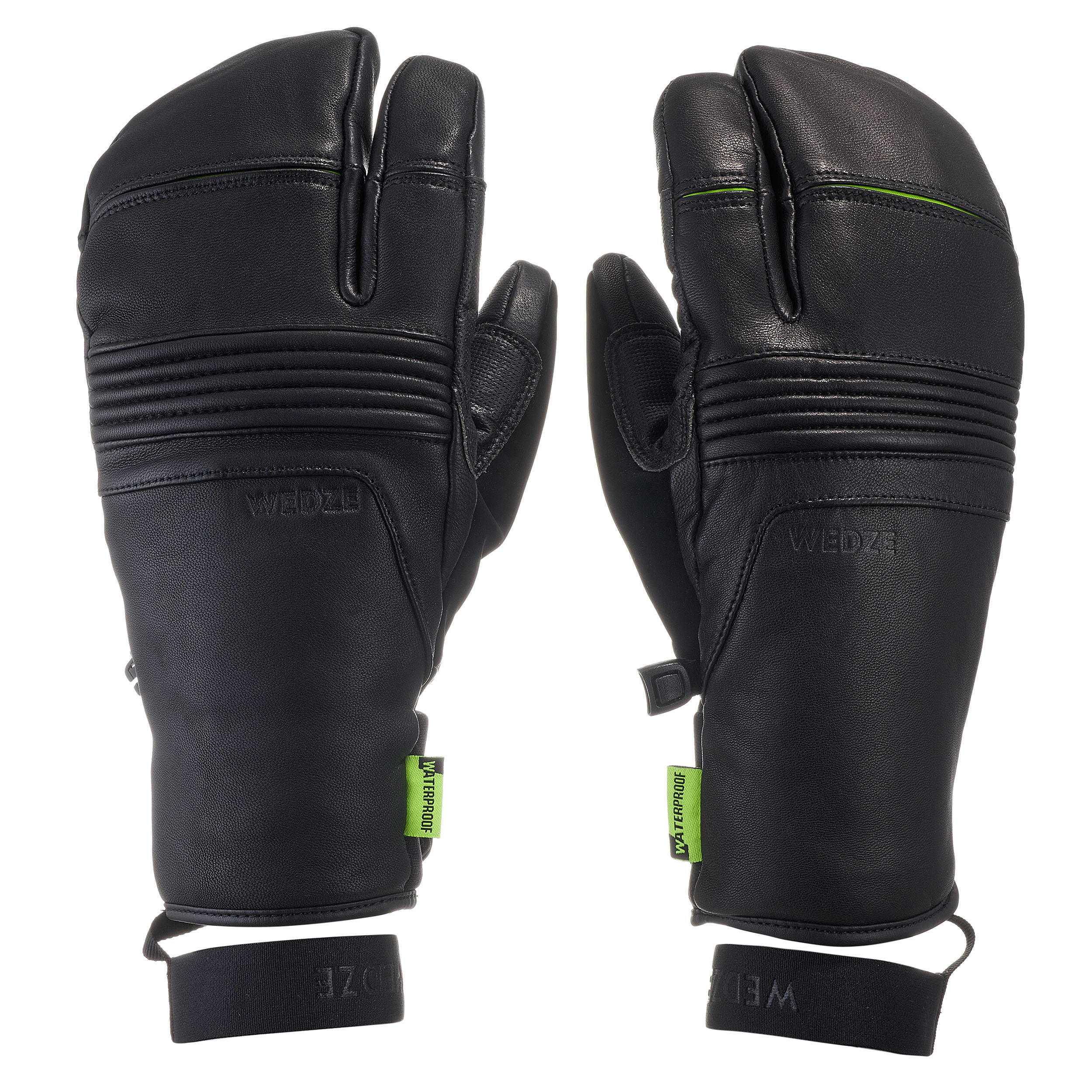 3-Finger Warm Gloves - Ski 900 Black