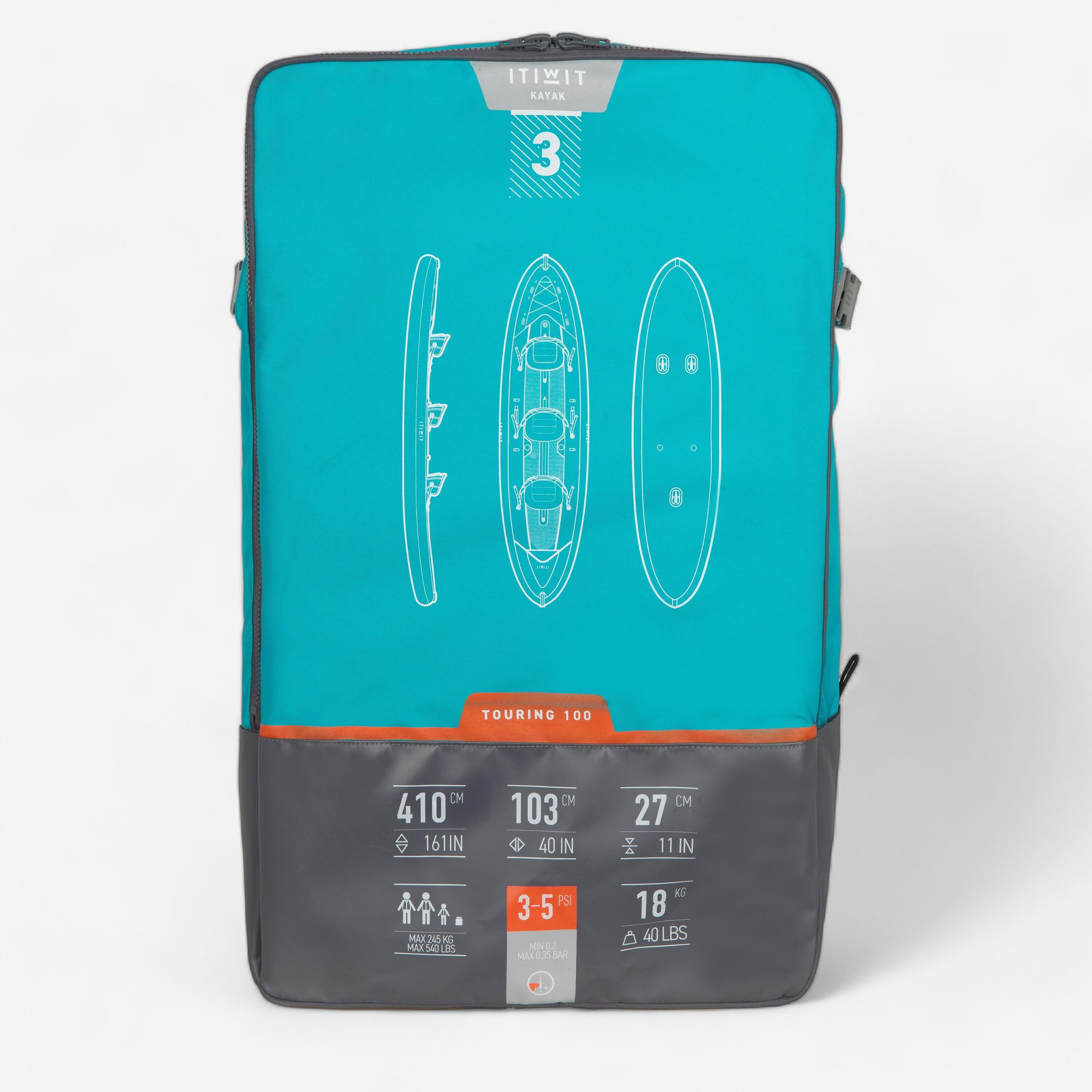 X100 3-person kayak transport bag