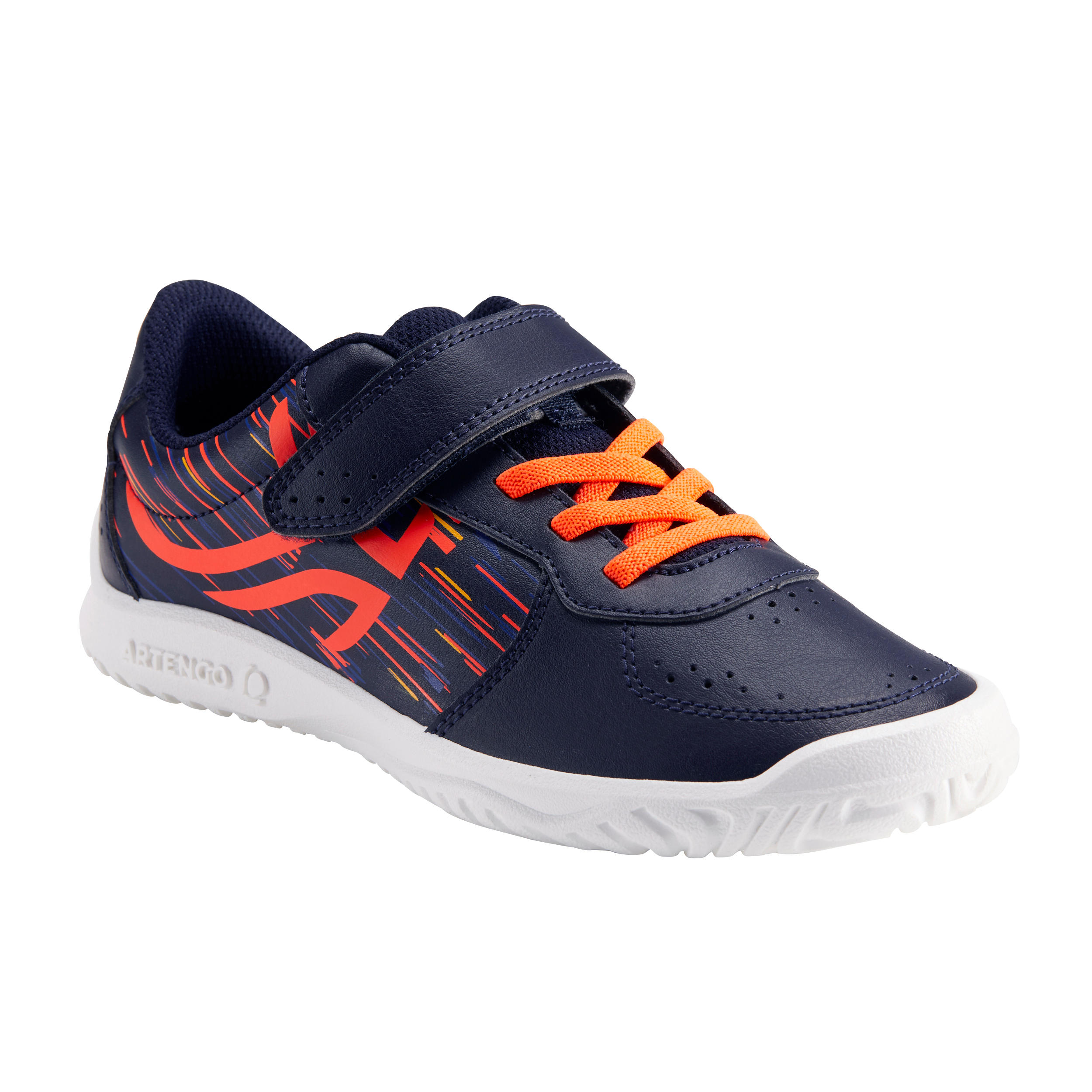 Kidsâ Tennis Shoes - TS 130 Blue/Orange