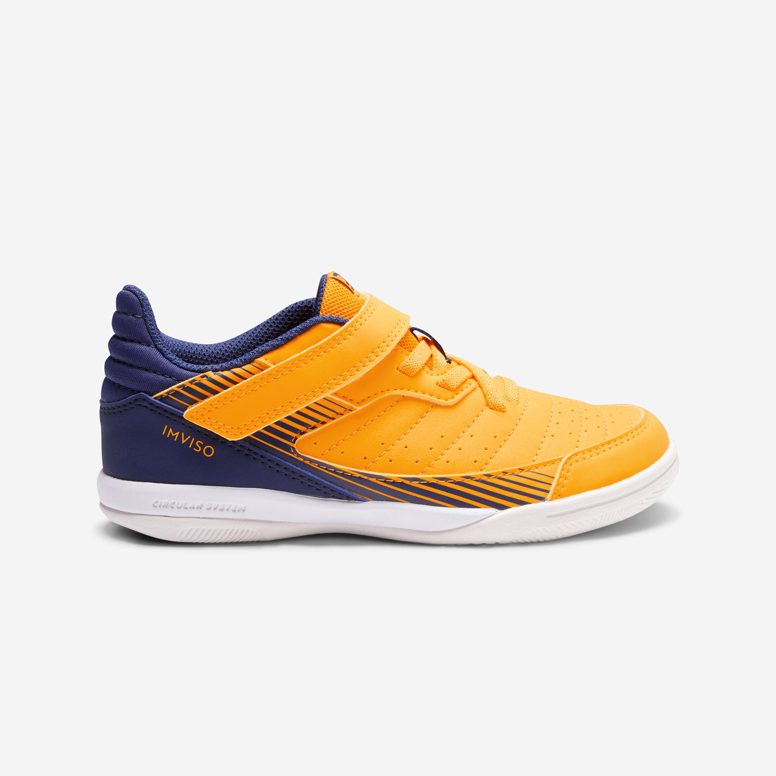 Futsal Shoes - Eskudo 500 KD Yellow/Blue