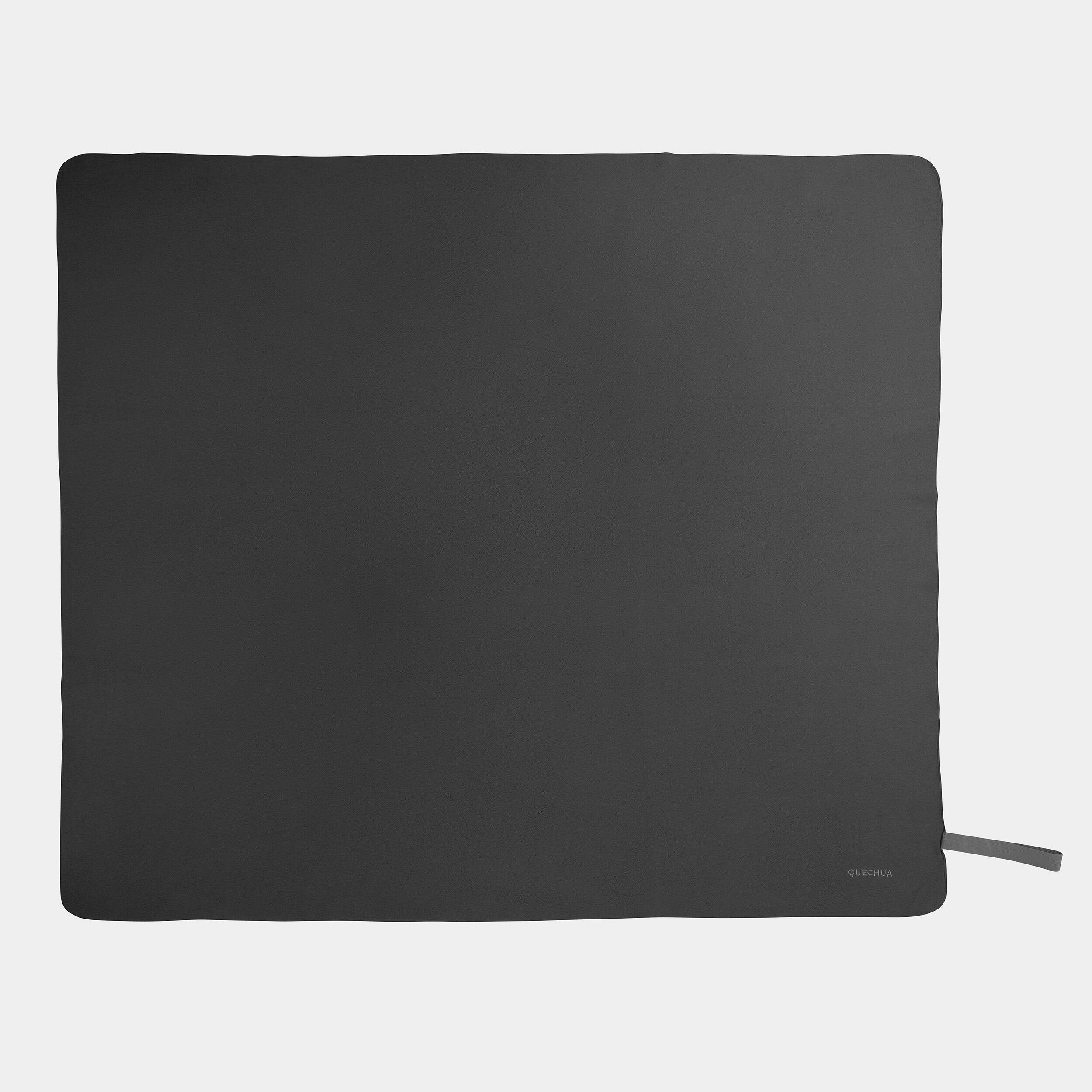 Camping Fleece Blanket - Black