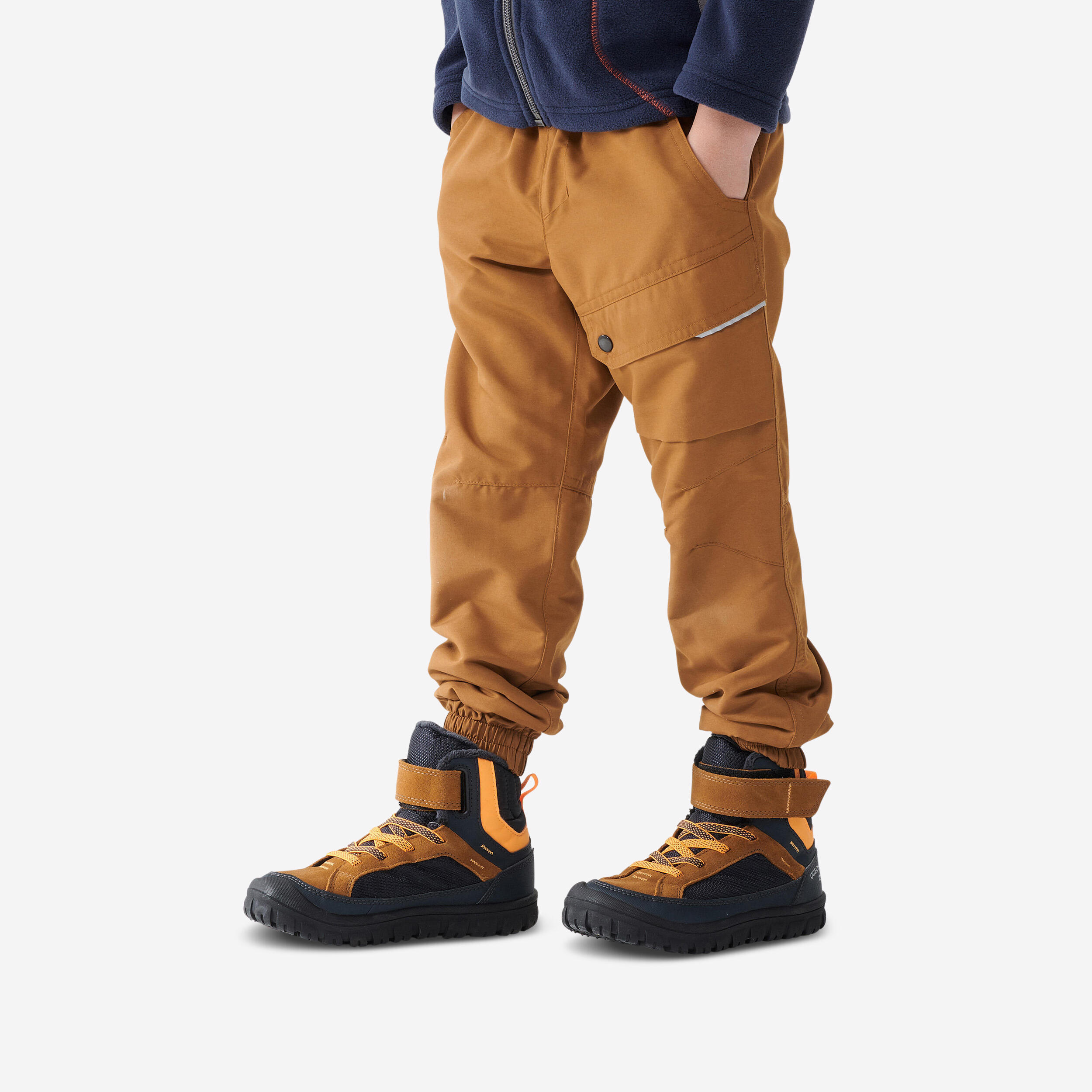 Kidsâ Water-Repellent Hiking Pants, SH 100 Age 2â6