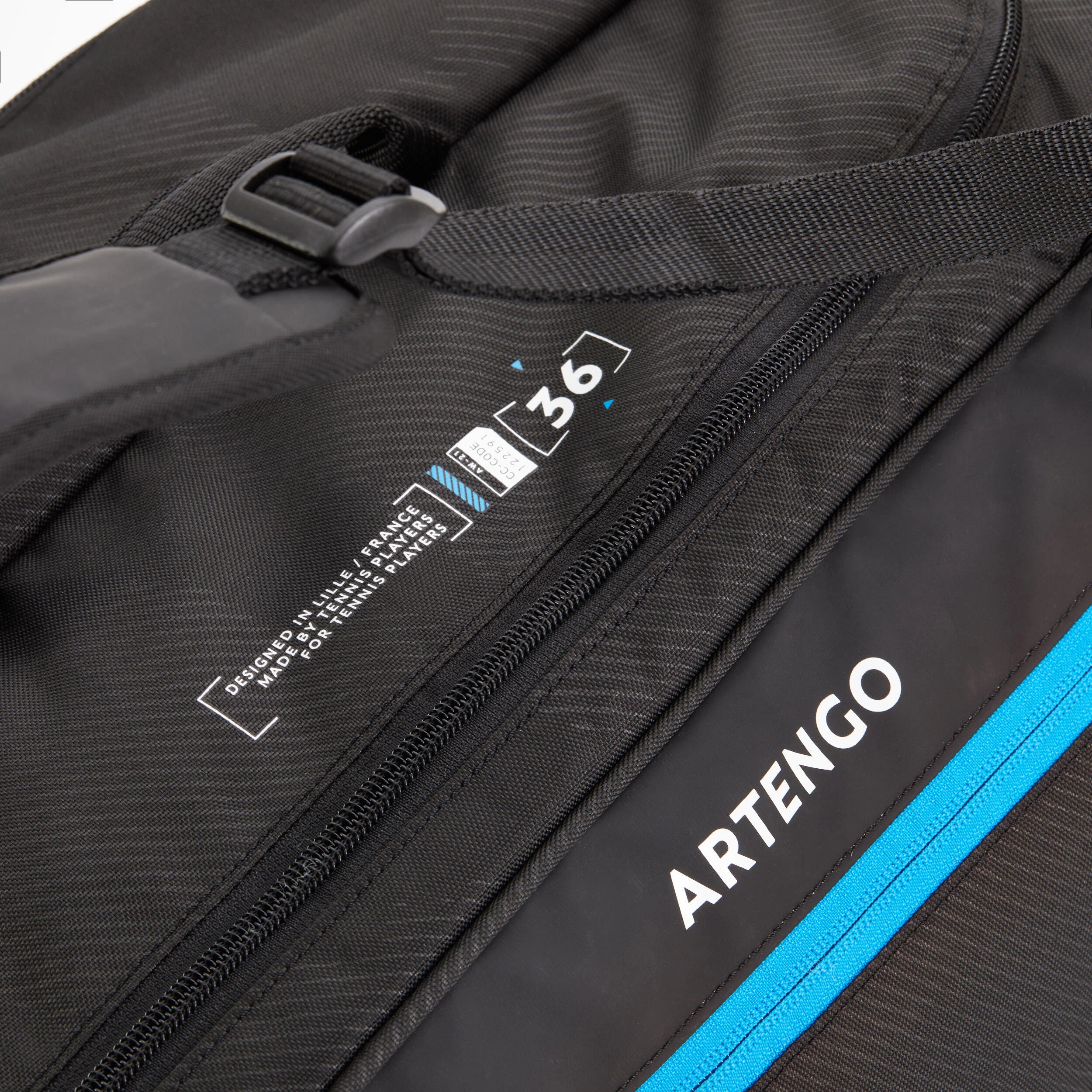 Tennis 9-Racket Bag - L Team Black/Blue