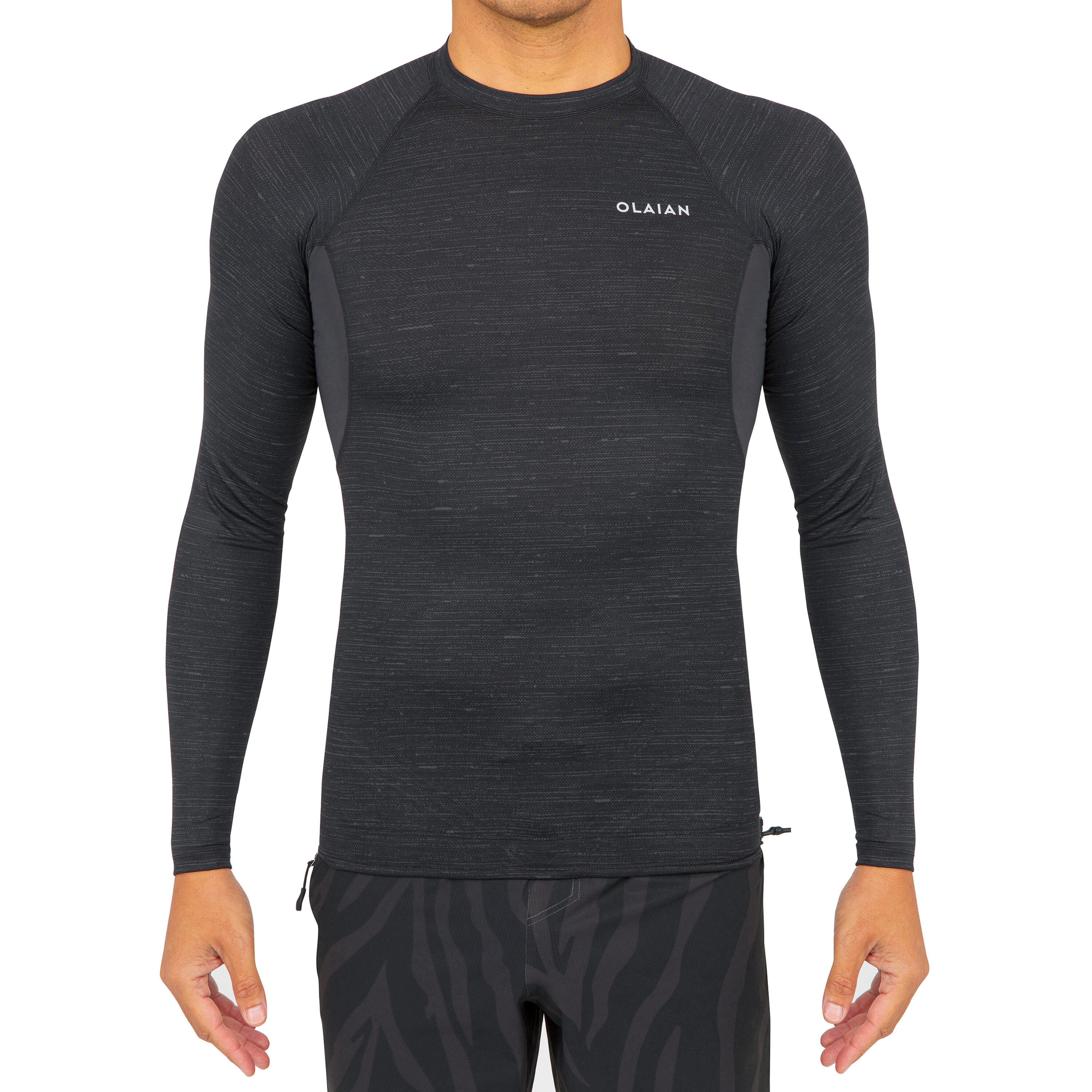 Menâs Long-Sleeved Surfing Rash Guard, 900