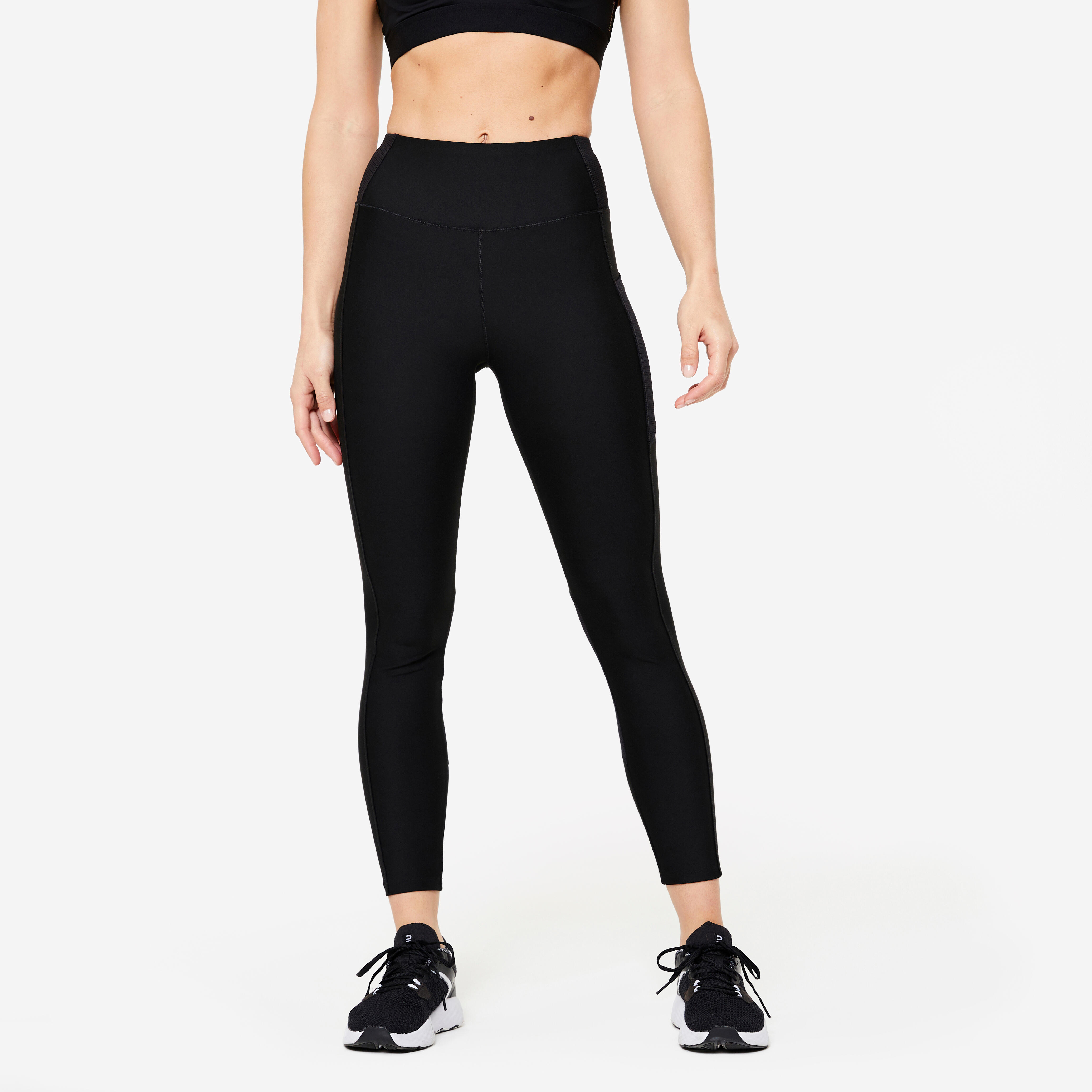 Women's High-Waisted Fitness Leggings with Phone Pocket