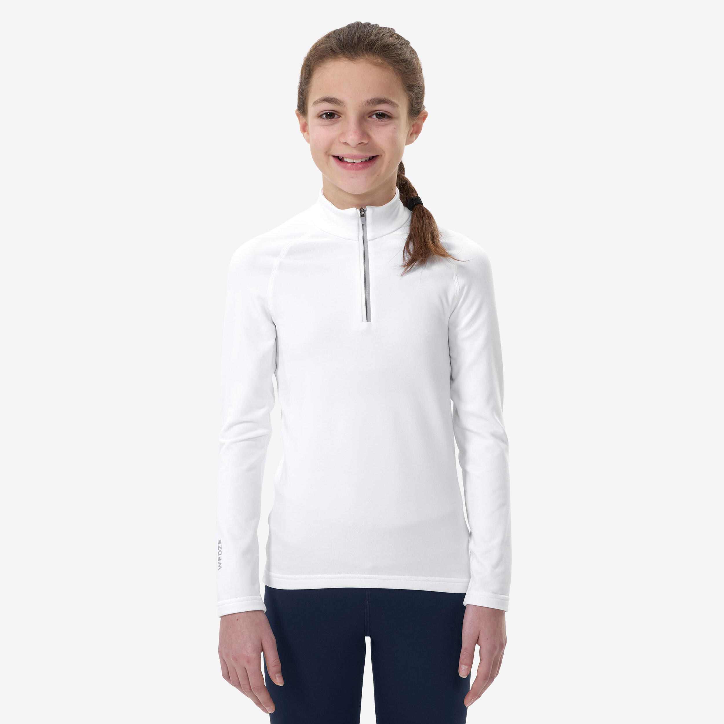 Kidsâ Half-Zip Thermal Ski Base Layer Top, BL 500
