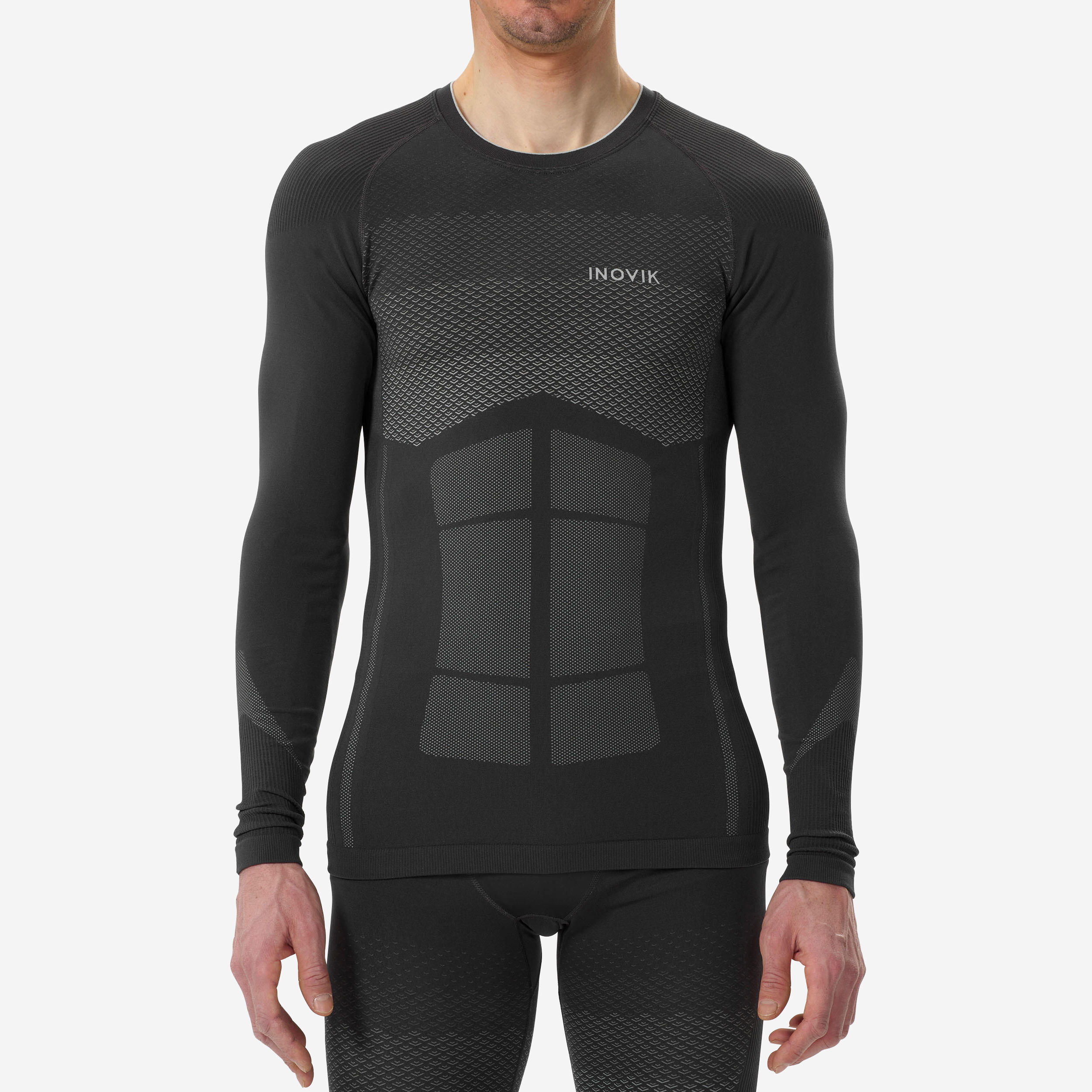Menâs Base Layer Ski Top - 900 Black