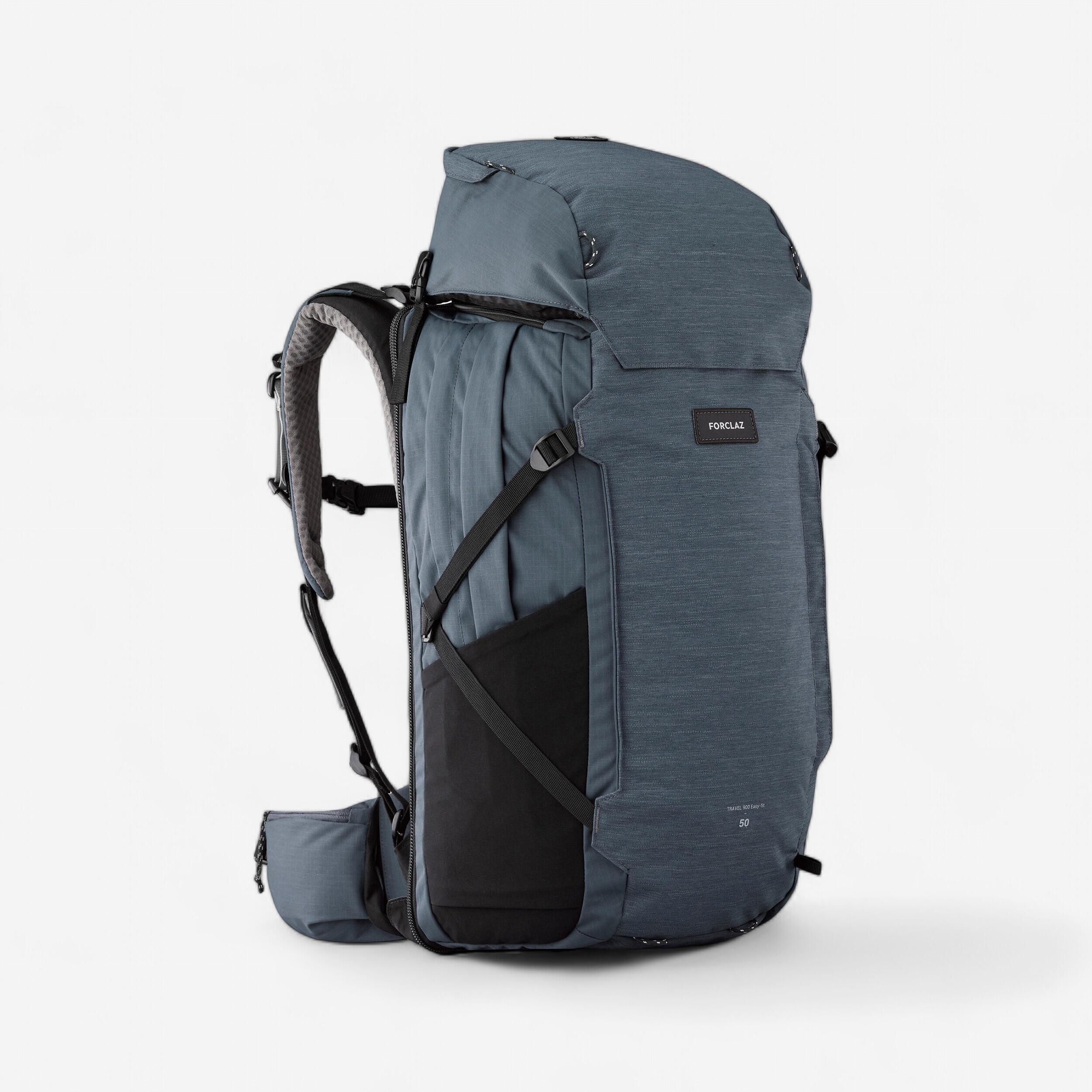 Womenâs Hiking Backpack with Suitcase Opening 50 + 6 L, Travel 900