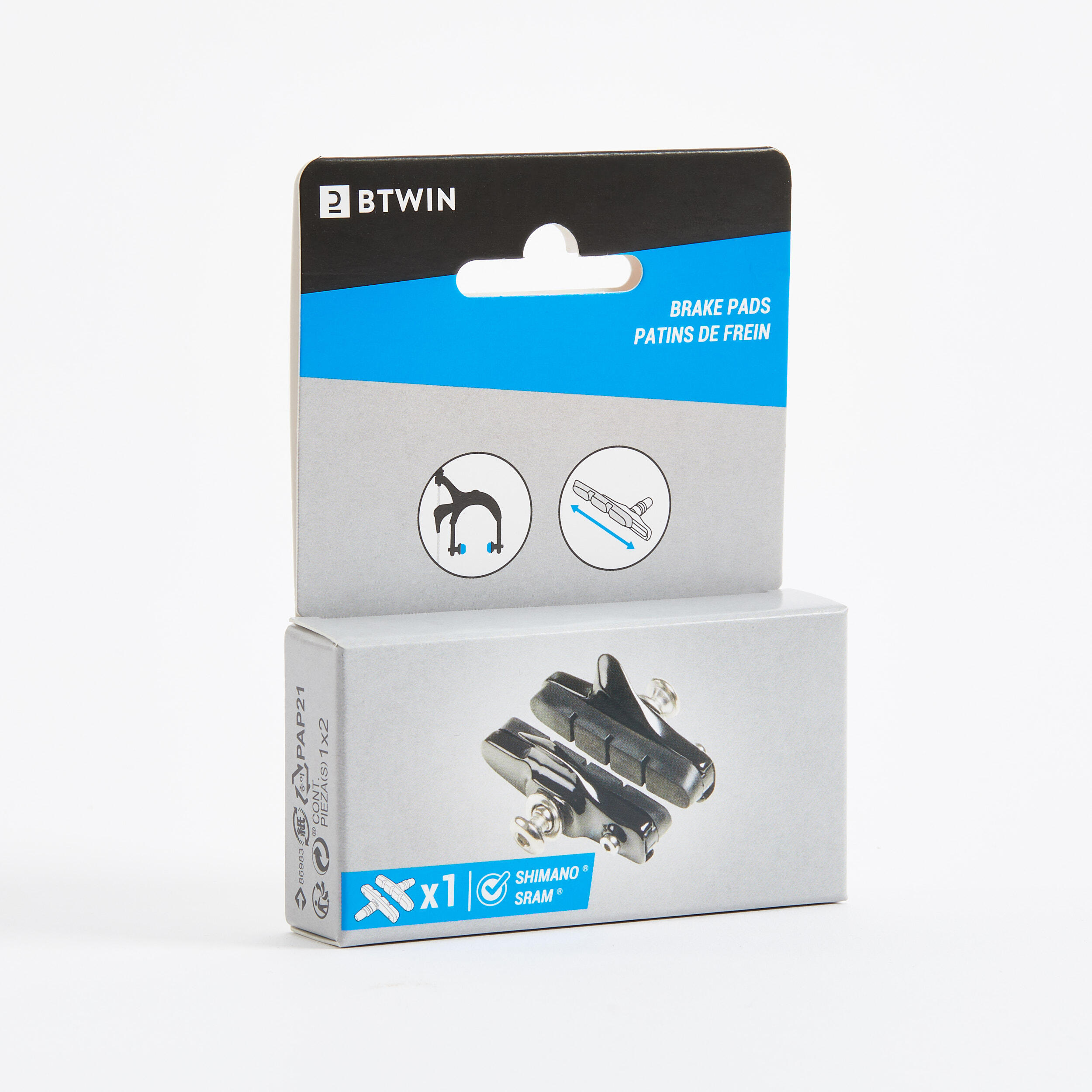 500 road brake pads (pair)