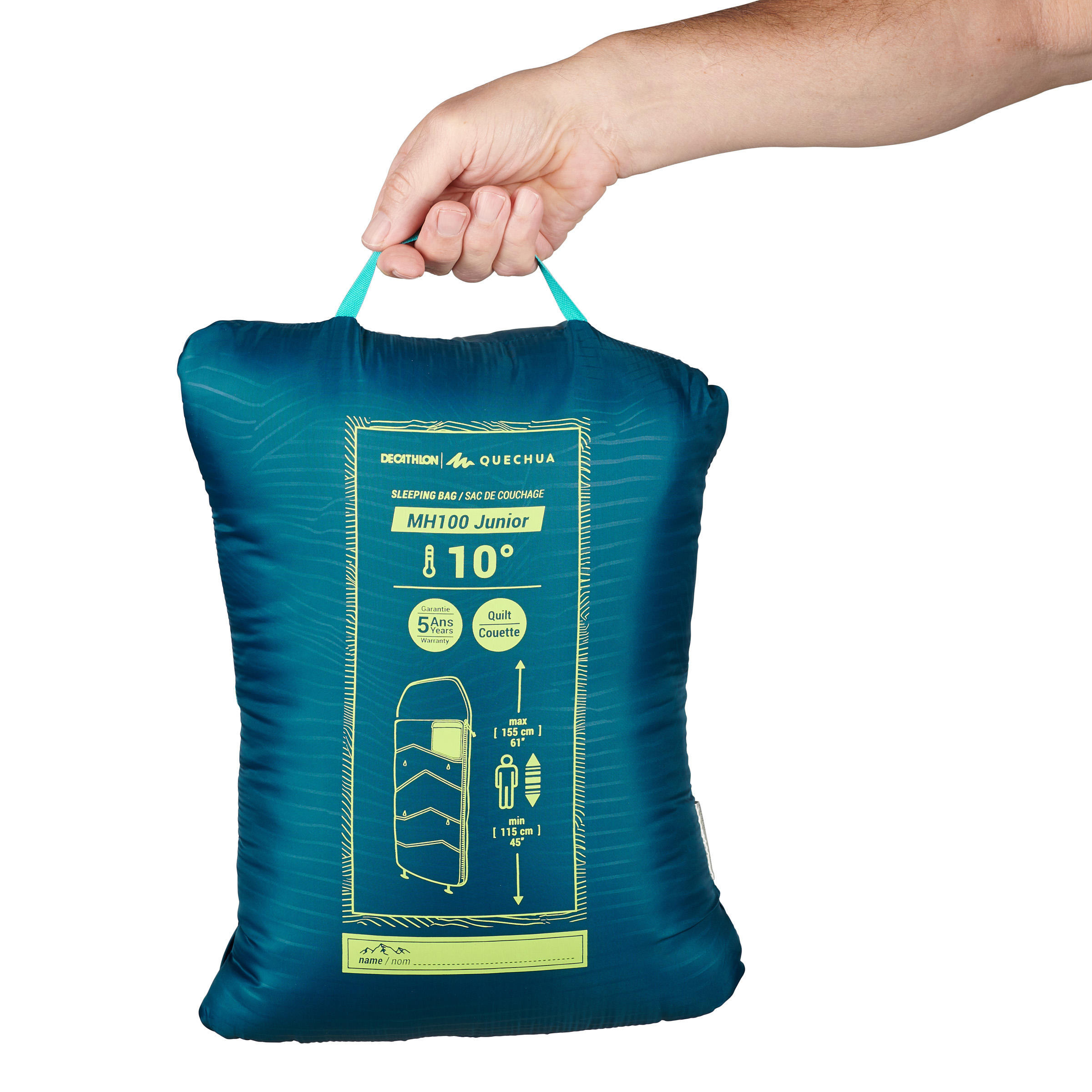 Kids' Sleeping Bag 10Â°C â MH 100