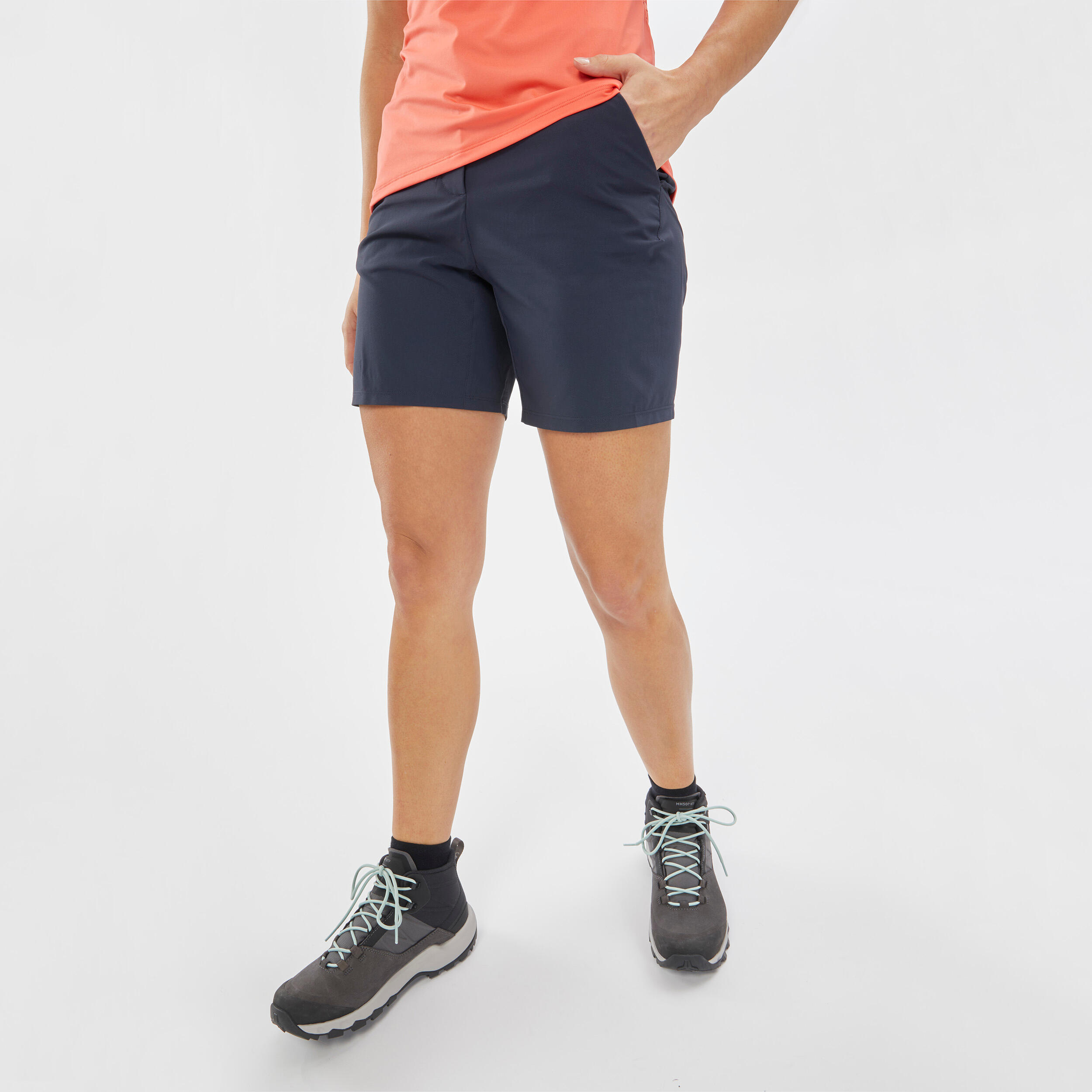 Womenâs Hiking Shorts - MH 100