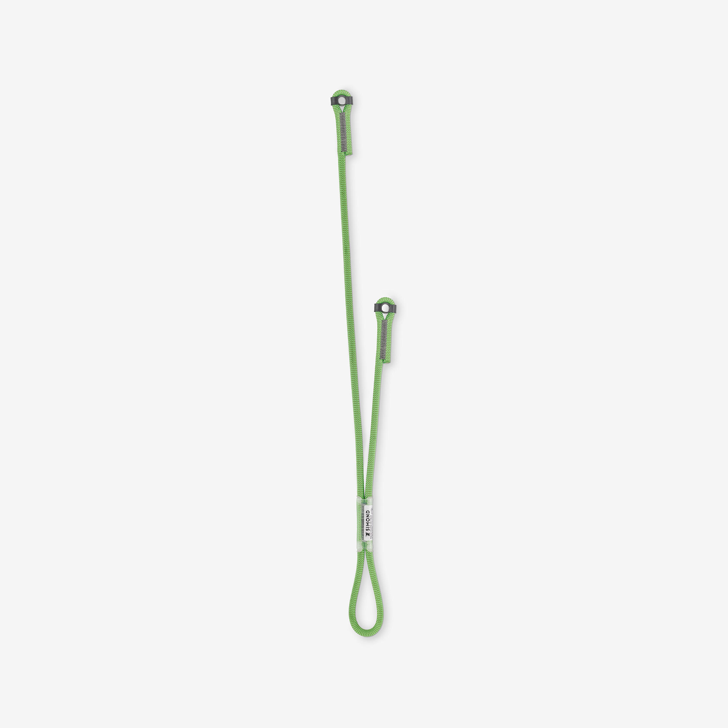 Double climbing and mountaineering lanyard