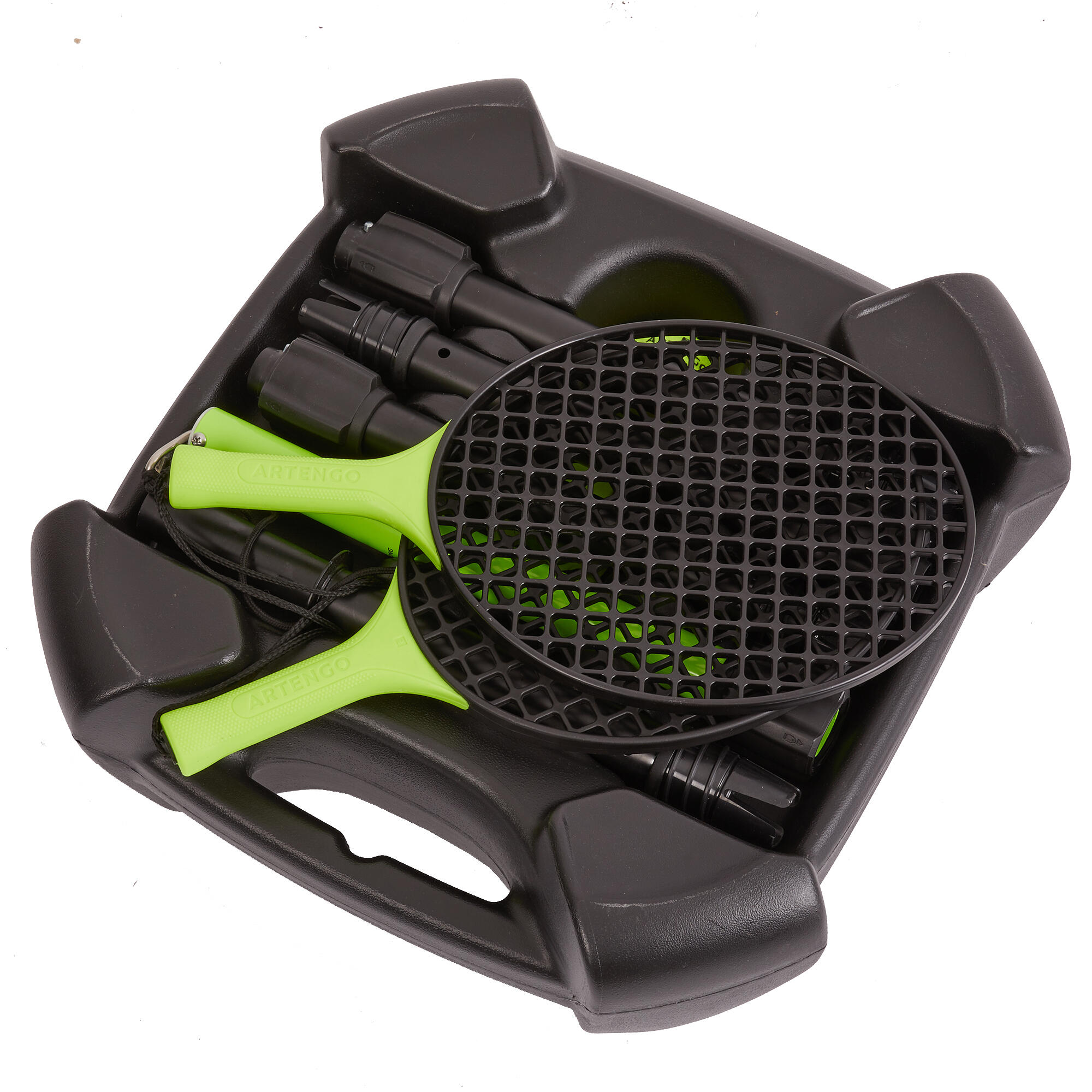 Tetherball Racket Tetherball Set (1 Post, 2 Rackets, And 1 Ball), Turnball Strong - Decathlon