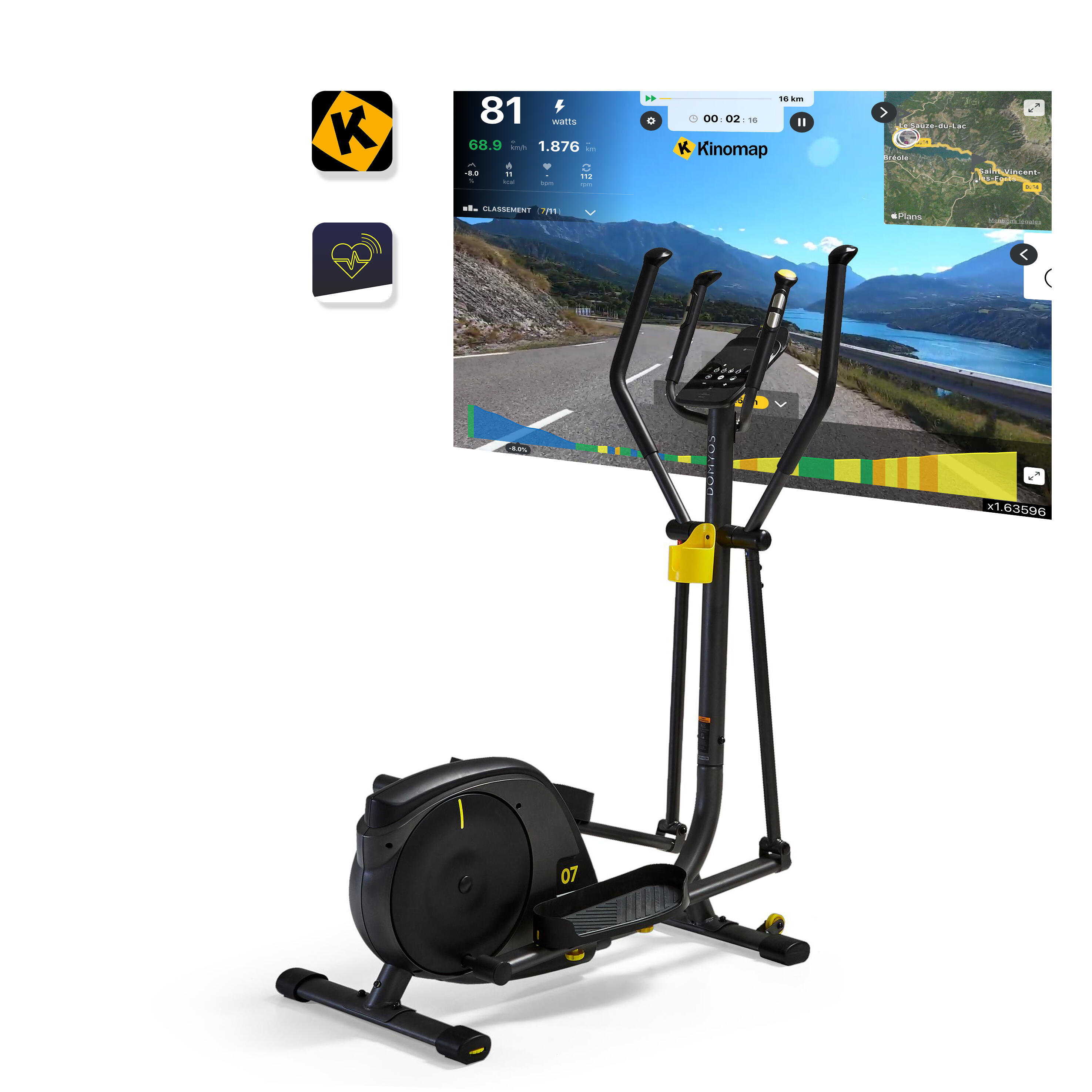Connected Elliptical Trainer, EL 500