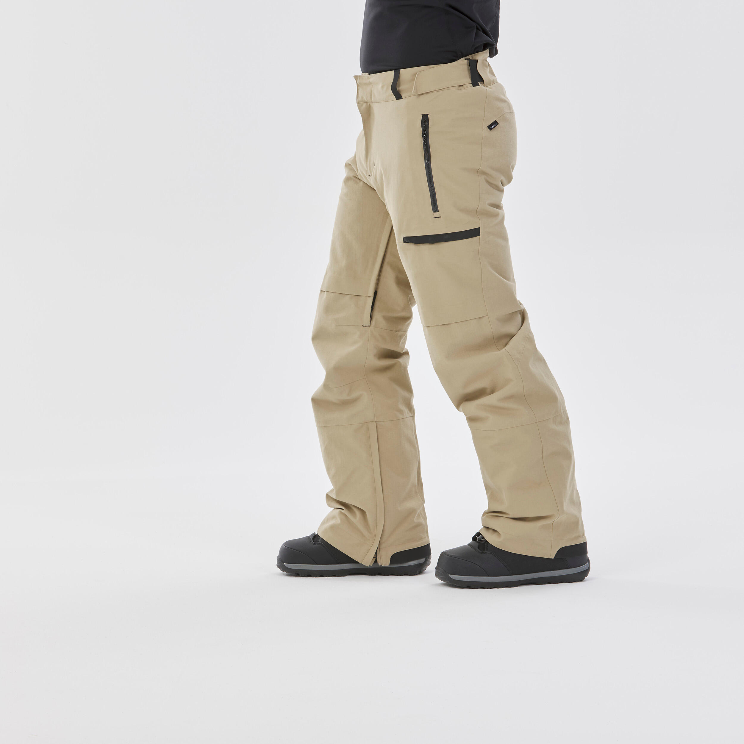 Menâs Snowboard Pants - SNB 500 Beige