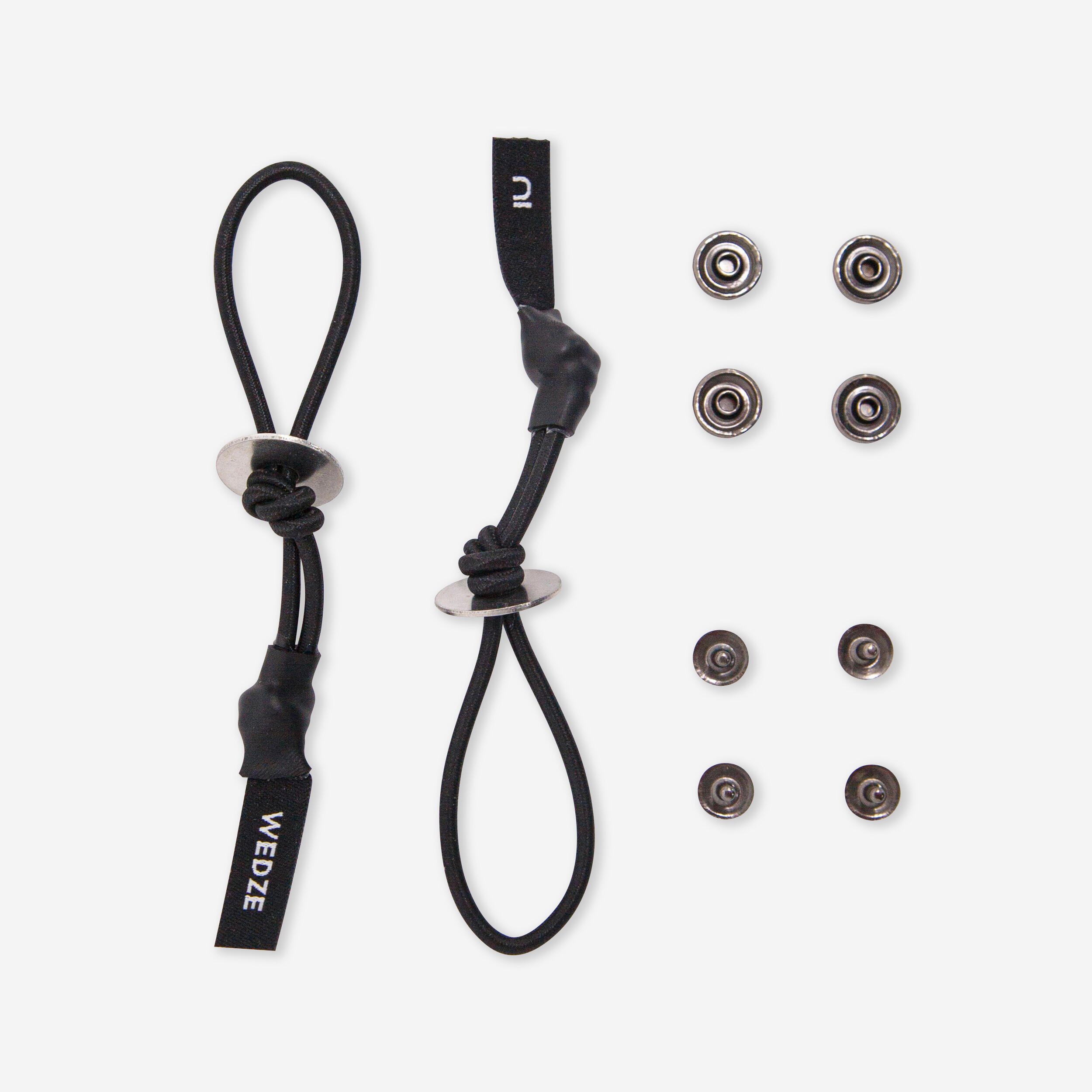 Elastic Skin Attachments for Notched Skis