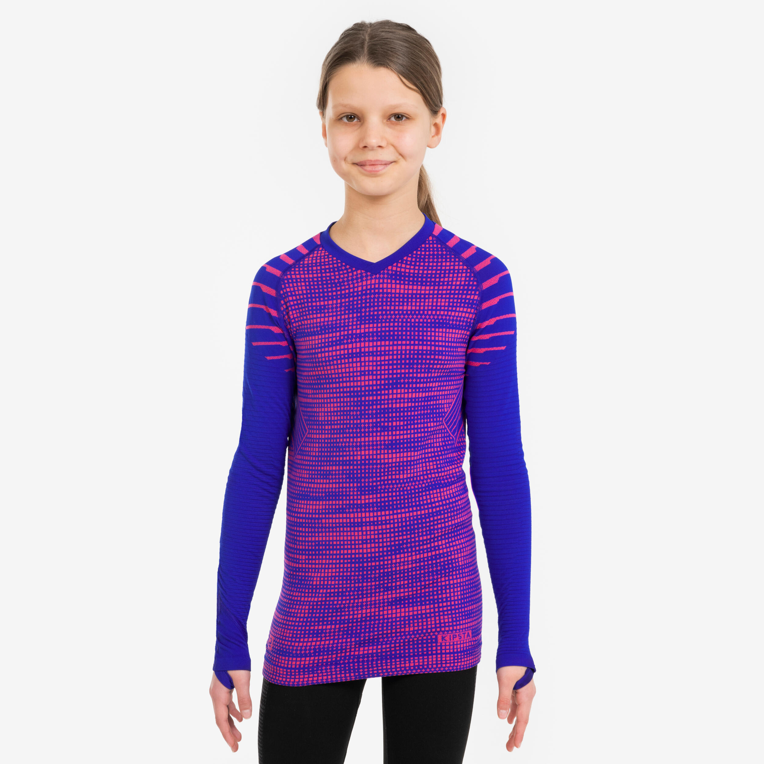 Kids' Long Sleeve Base Layer Top - Keepdry 500 Ages 4-14